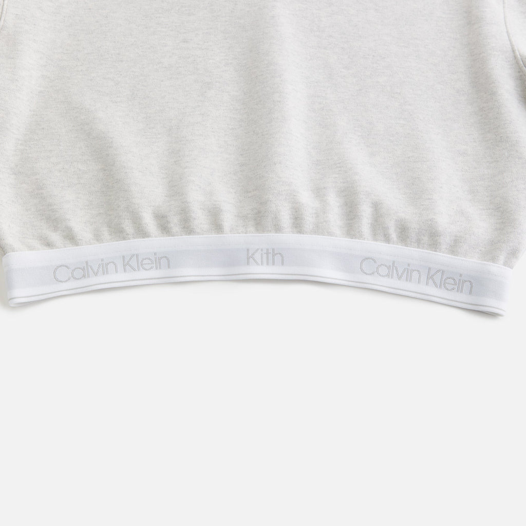 Kith Women for Calvin Klein Alexa Hoodie - Light Heather Grey