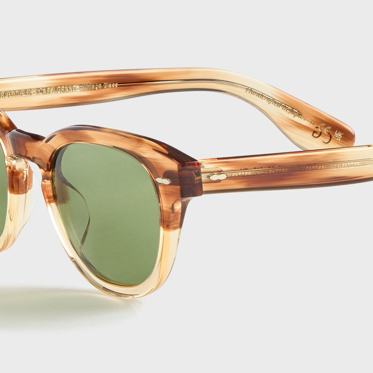 Oliver Peoples Cary Grant Sunglasses - Honey VSB / Green C