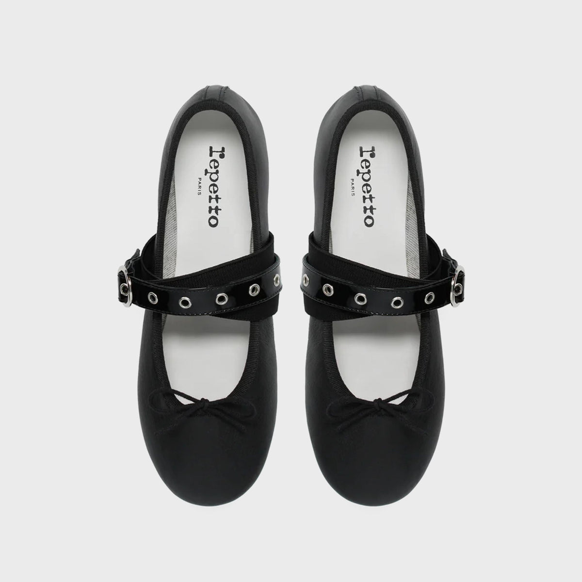 Repetto Ballet Twist Mary Janes - Black