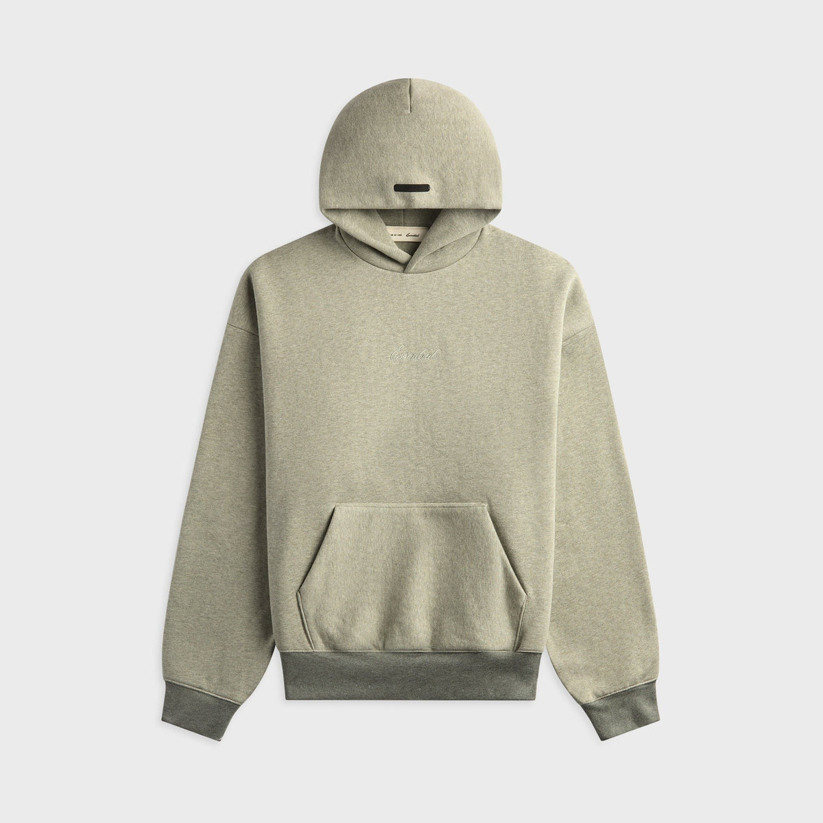 Essentials Signature Classic Hoodie - Concrete Heather / Dark Concrete Heather