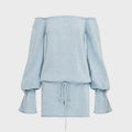 Asta Resort Margot Mini Dress - Sea Mist