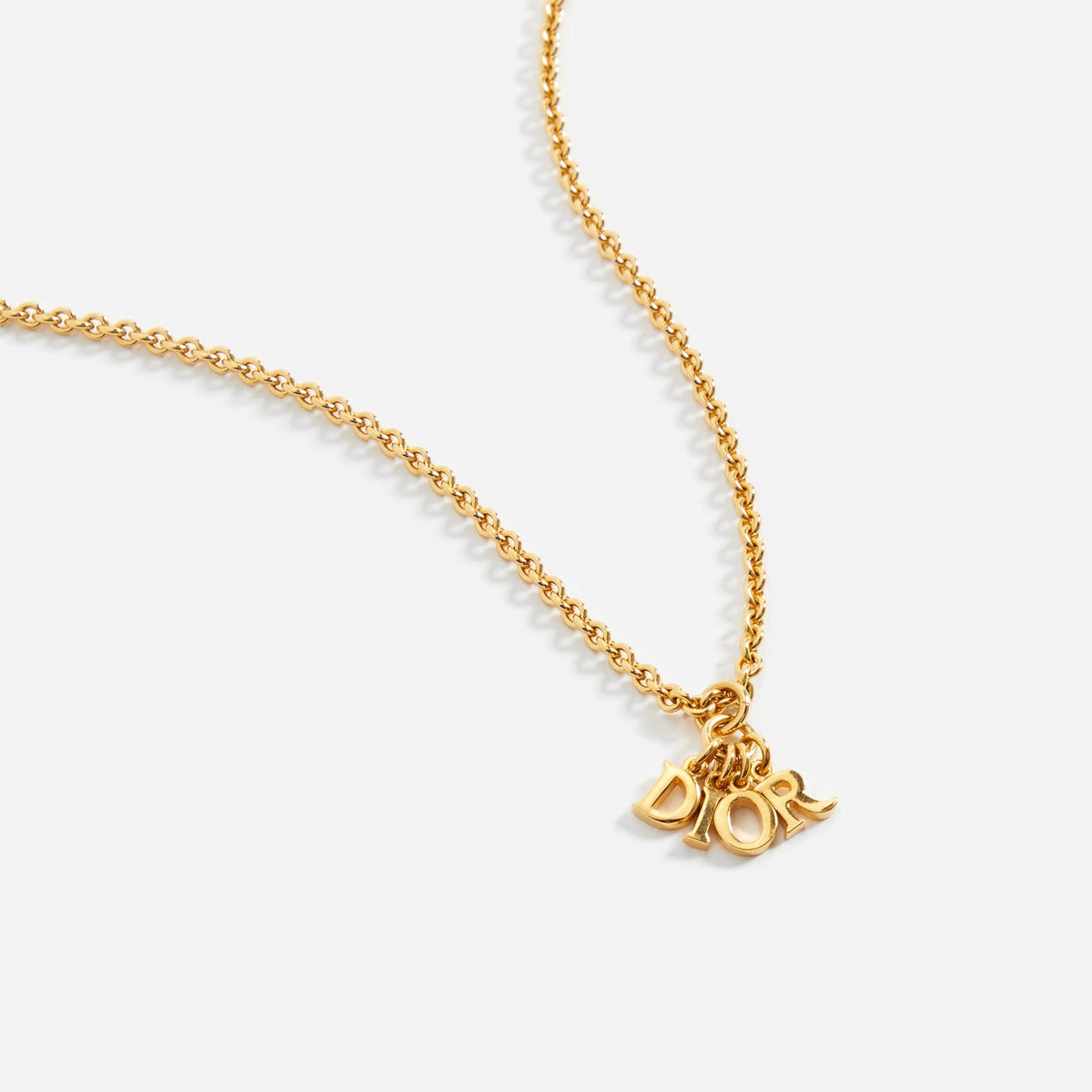 WGACA Dior Letters Necklace - Gold