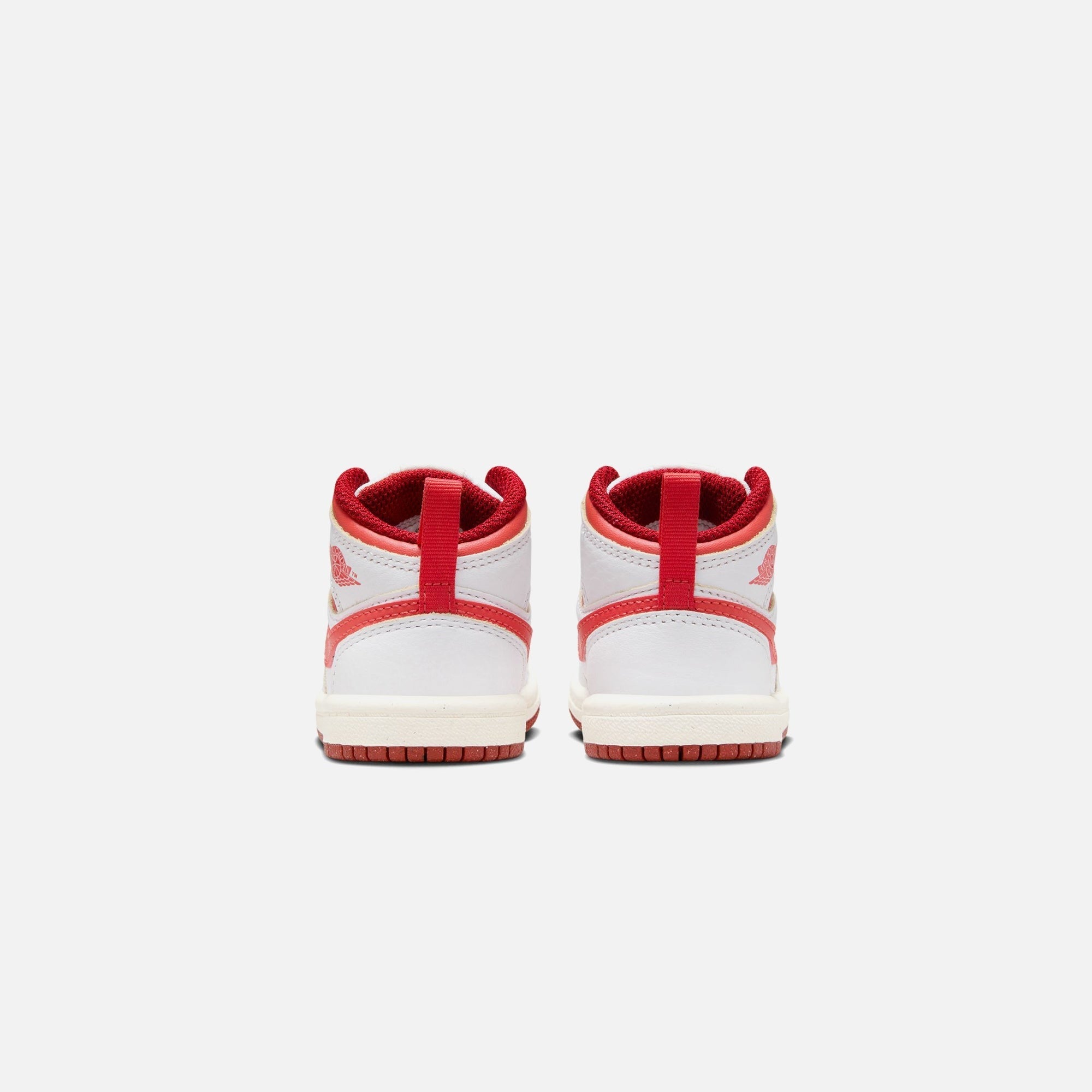 Jordan TD Air Jordan 1 Mid SE - White / Lobster / Dune Red / Sail