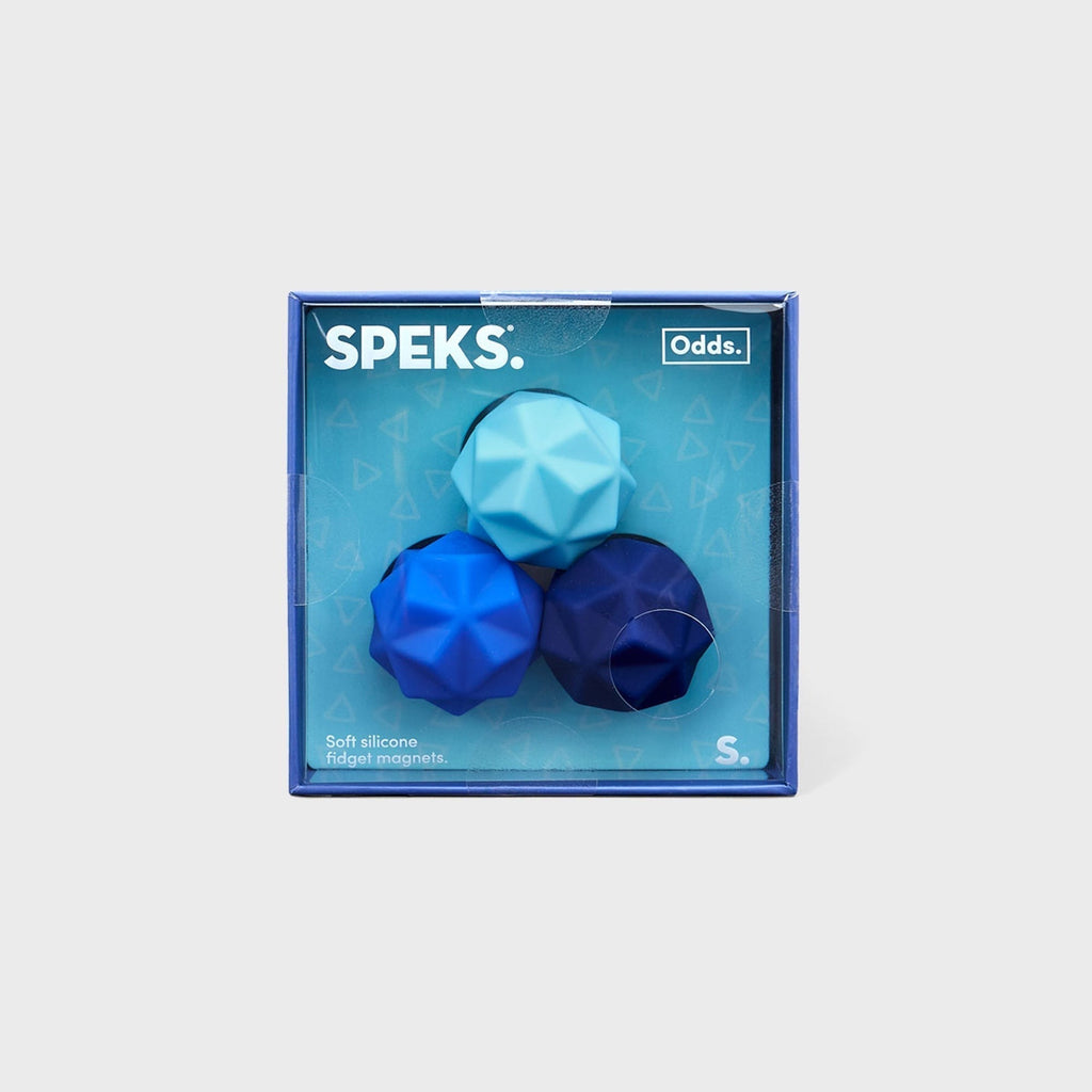 Speks 3-Pack Odds Silicone Magnets - Blue Peaks