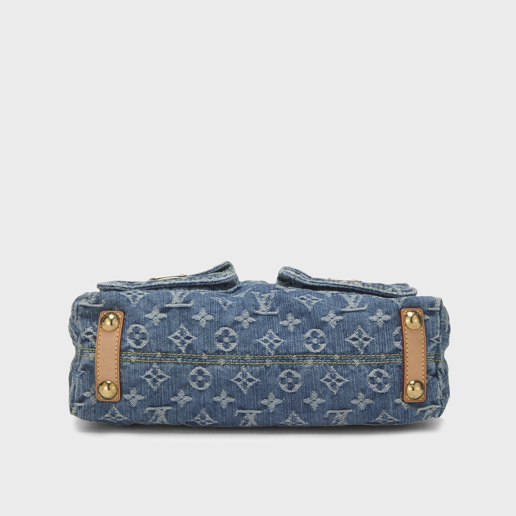 WGACA Louis Vuitton Monogram Baggy PM Shoulder Bag - Denim