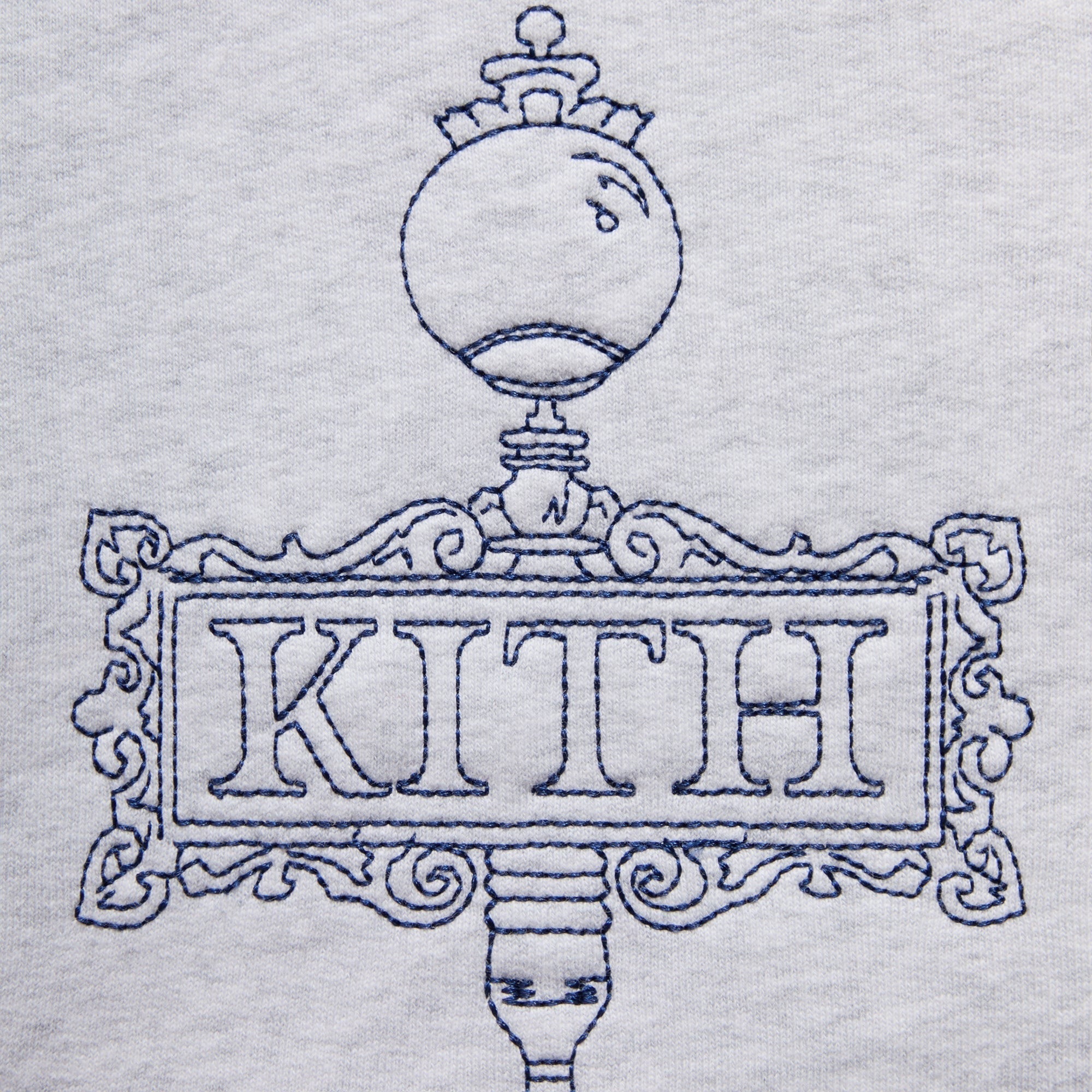 Kith New York To The World Curtis Short - Light Heather Grey