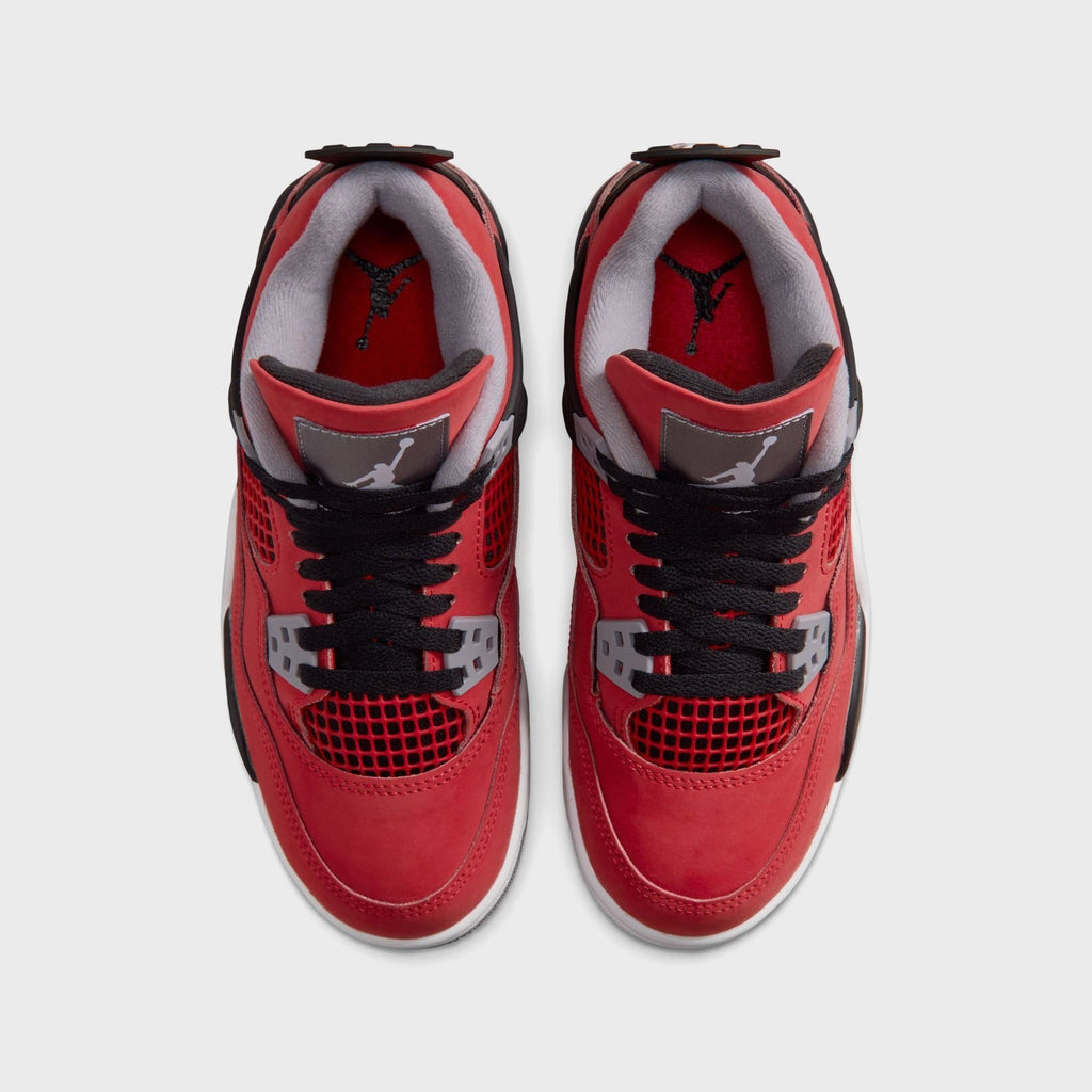 Jordan GS Air Jordan 4 - Fire Red / White / Black / Cement Grey