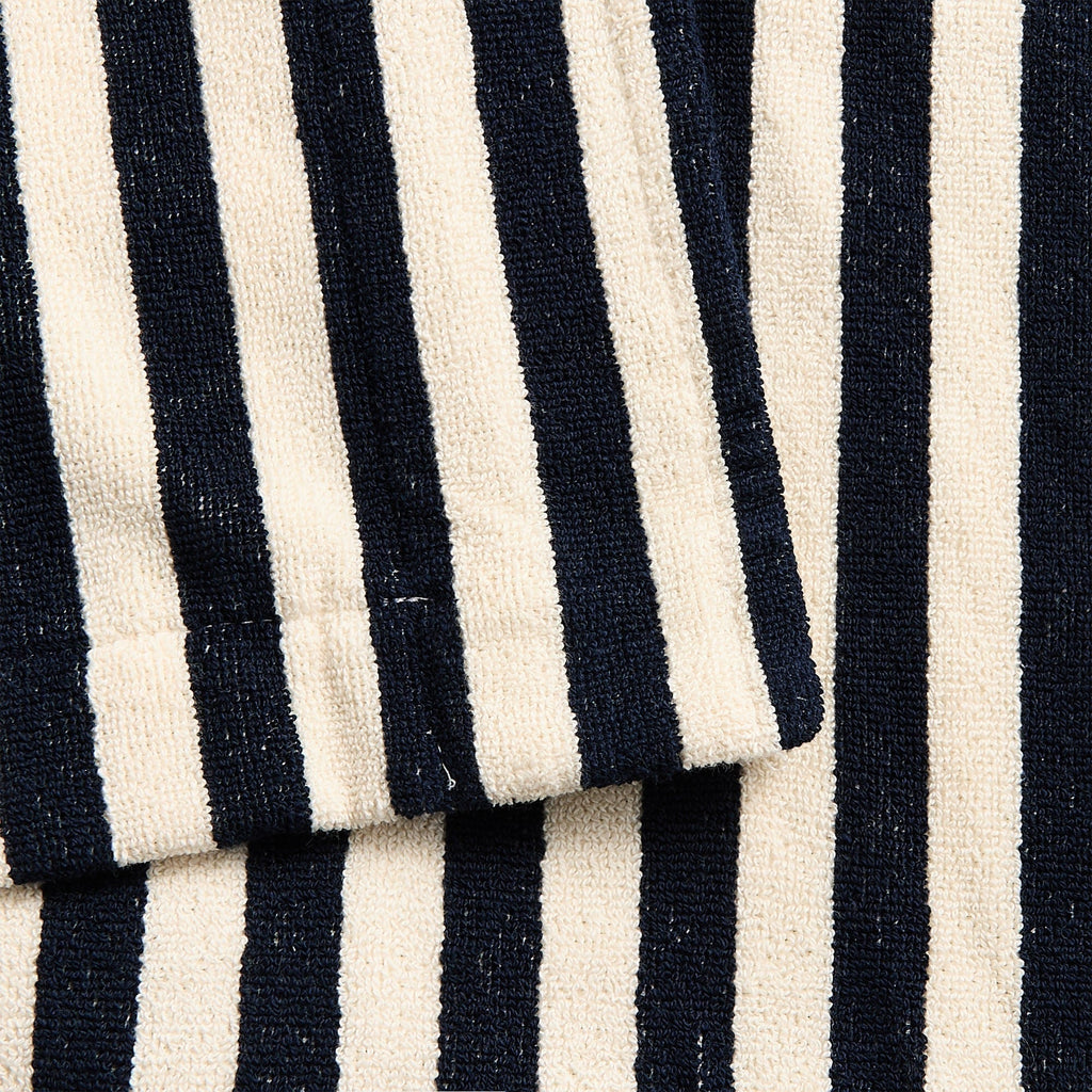 Tekla Hooded Bathrobe - Humbug Stripes
