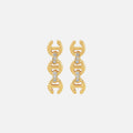 Hoorsenbuhs 3MM Toggle Stud Earrings with Diamonds - Yellow