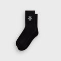 Kith Insignia Cotton Mid Crew Socks - Black