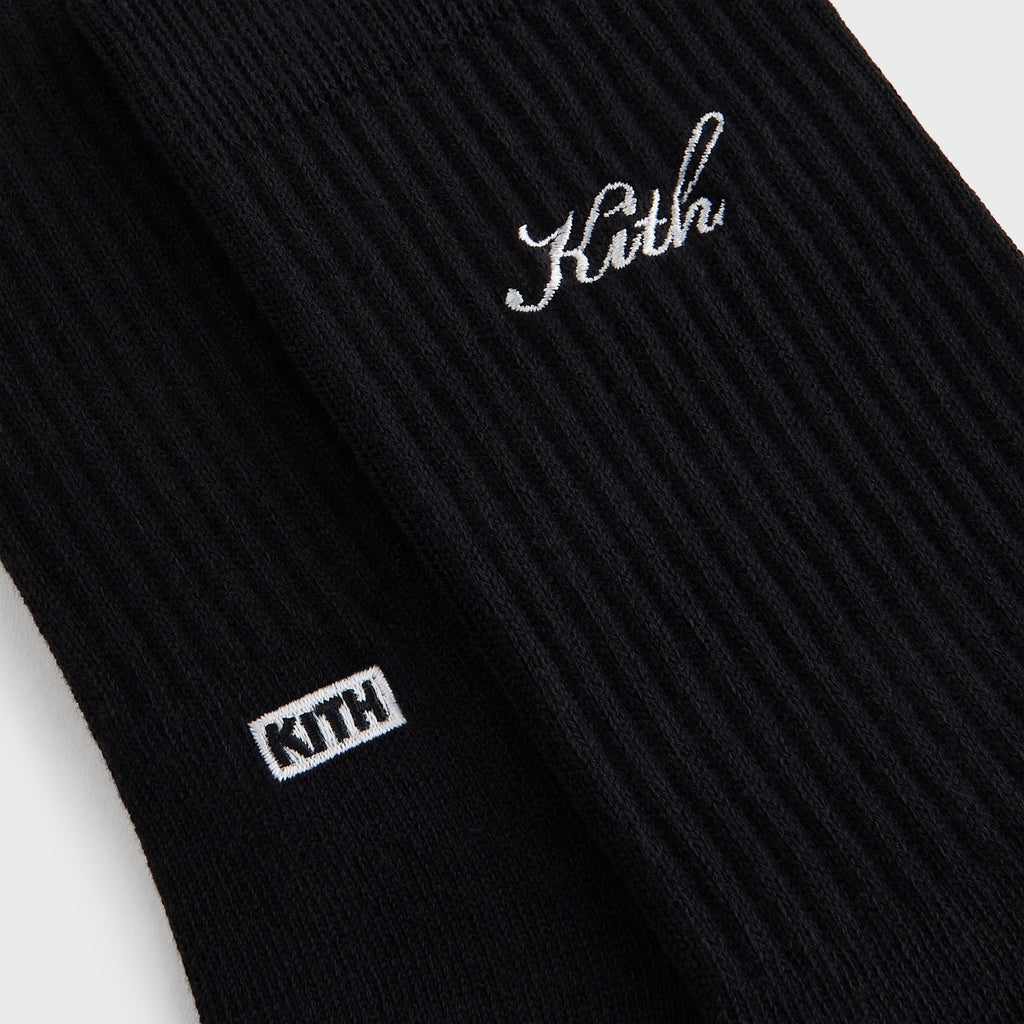 Kith 3-Pack Script Cotton Crew Socks - Multi