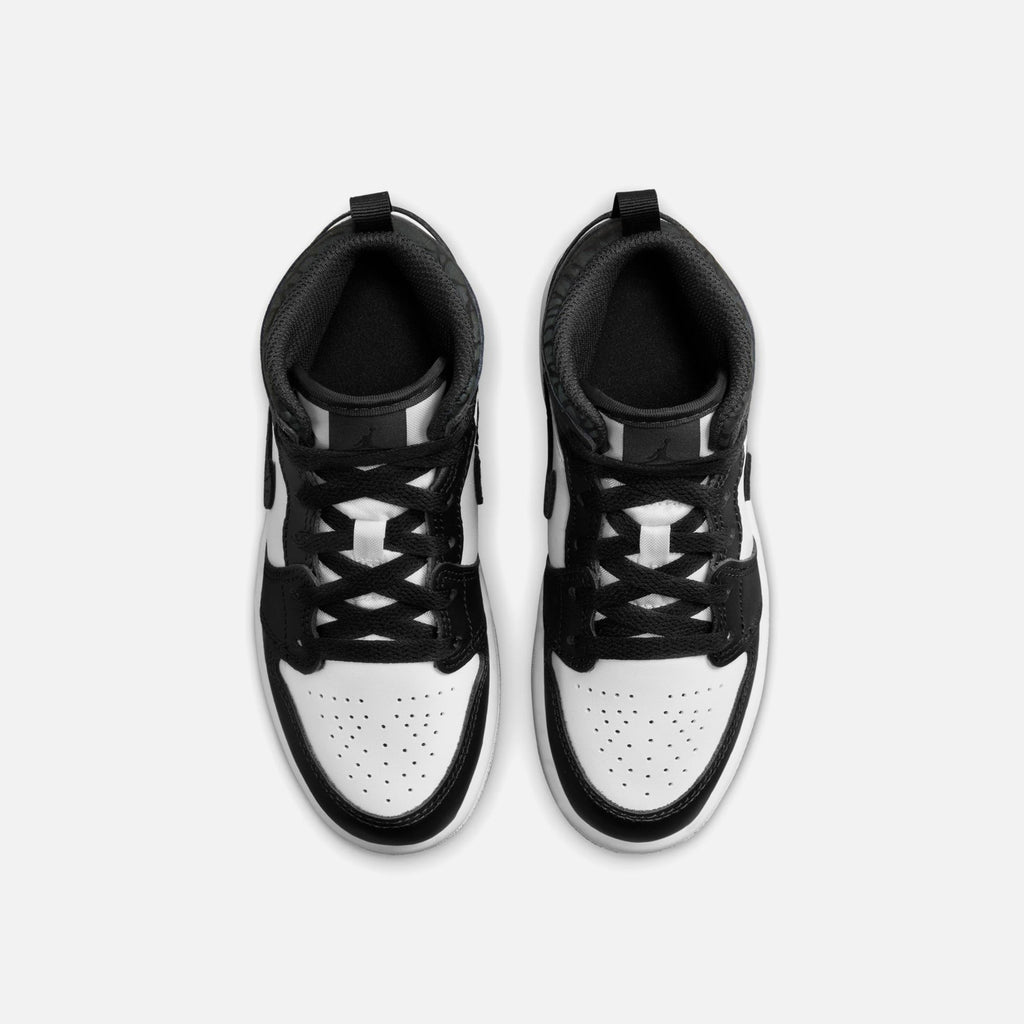 Nike Pre-School Air Jordan 1 Mid Se - Off Noir / Black / White