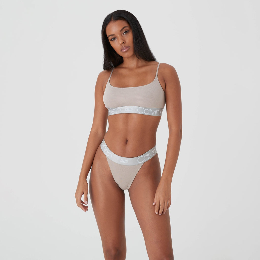 Kith Women for Calvin Klein Seasonal High Leg Tanga - Molecule