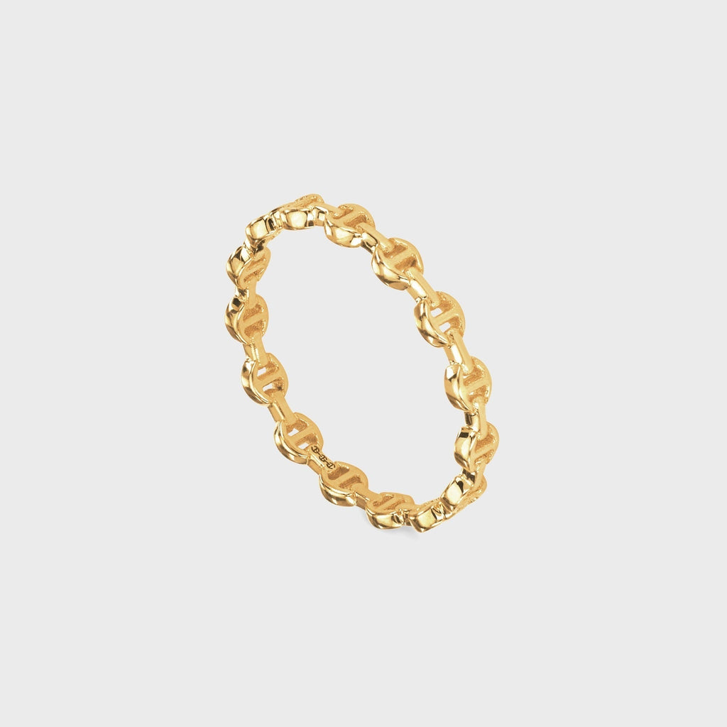 Hoorsenbuhs Micro Dame I Tri-Link Ring - Yellow Gold