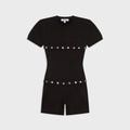 Miaou Josie Romper - Black
