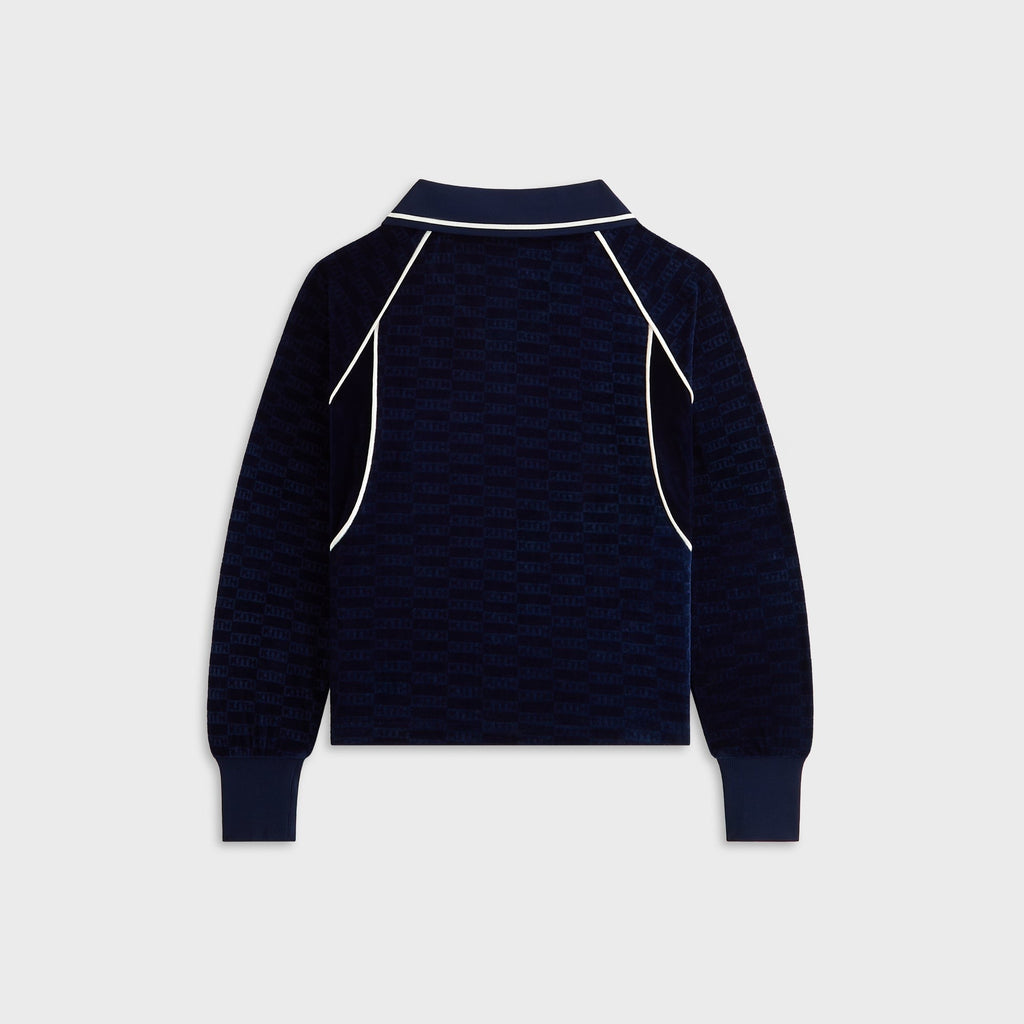 Kith Kids Monogram Velour Soccer Jersey - Nocturnal