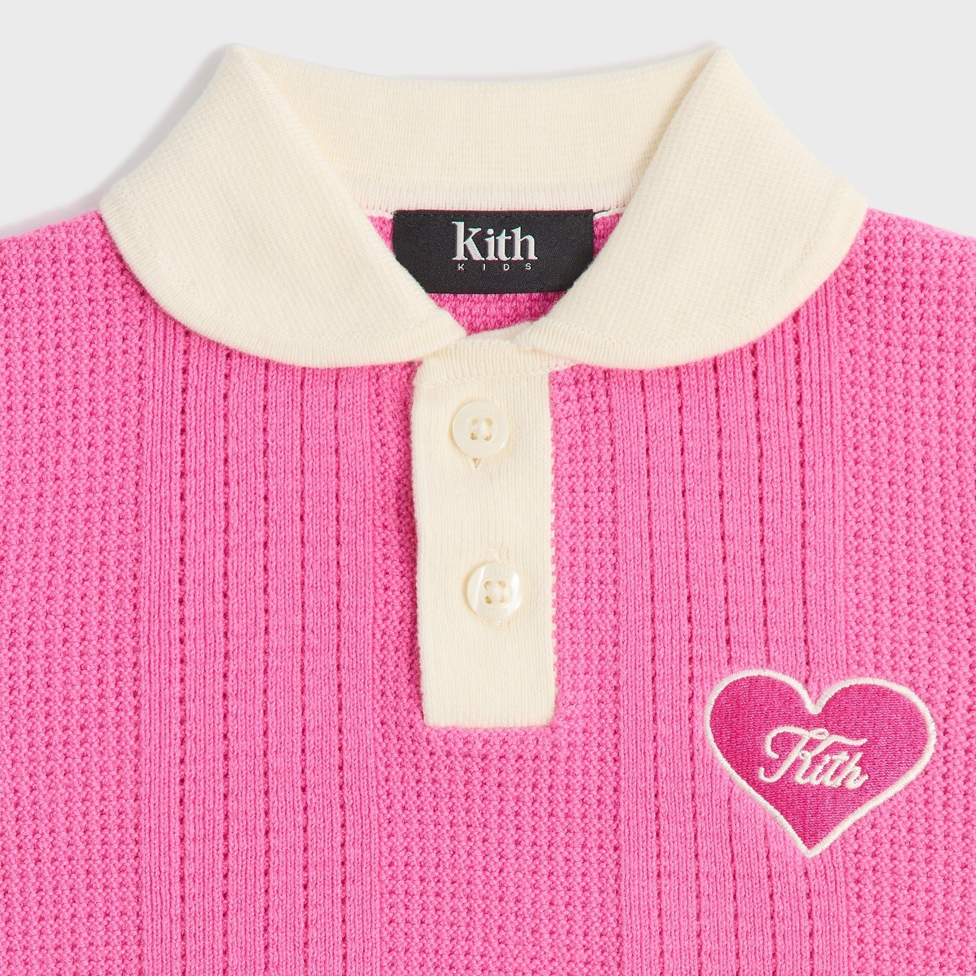 Kith Kids Teagen II Cropped Polo - Daphne
