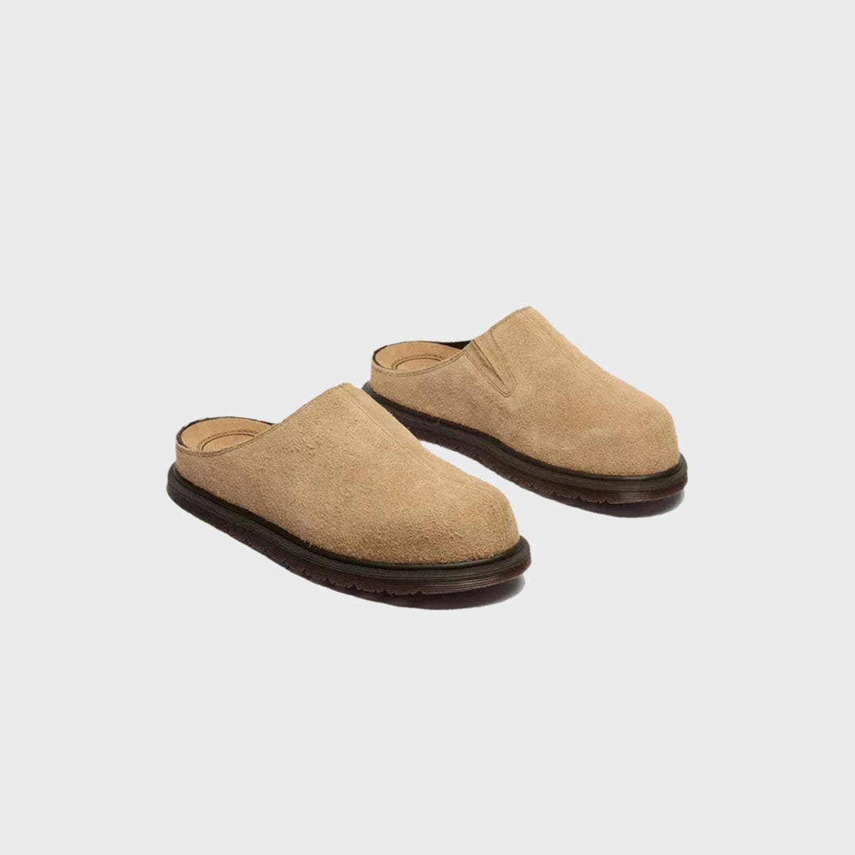 Dr. Martens Suede San Mule - Savanna Brown