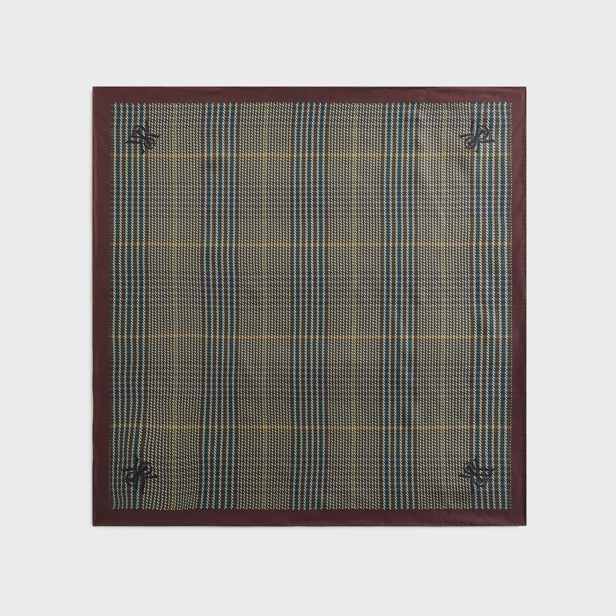 Kith Printed Silk Scarf - Kindling