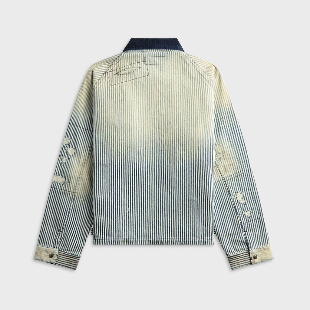 Coût De La Liberté Alfred Work Wear Cargo Pocket Denim Jacket - Oil Ship Rig