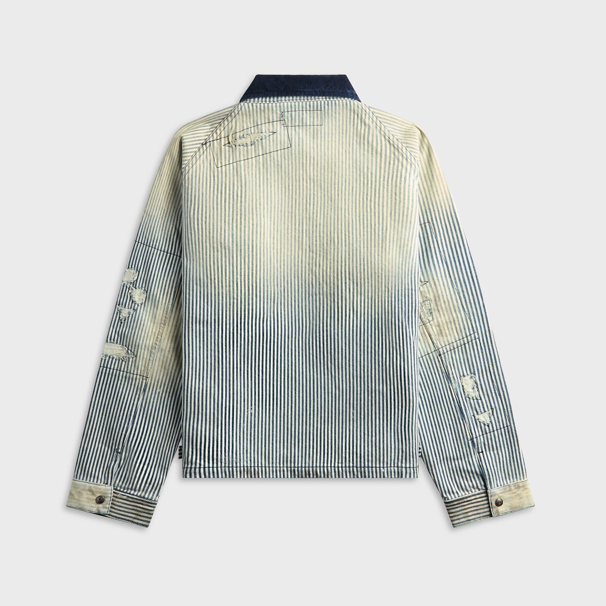 Coût De La Liberté Alfred Work Wear Cargo Pocket Denim Jacket - Oil Ship Rig