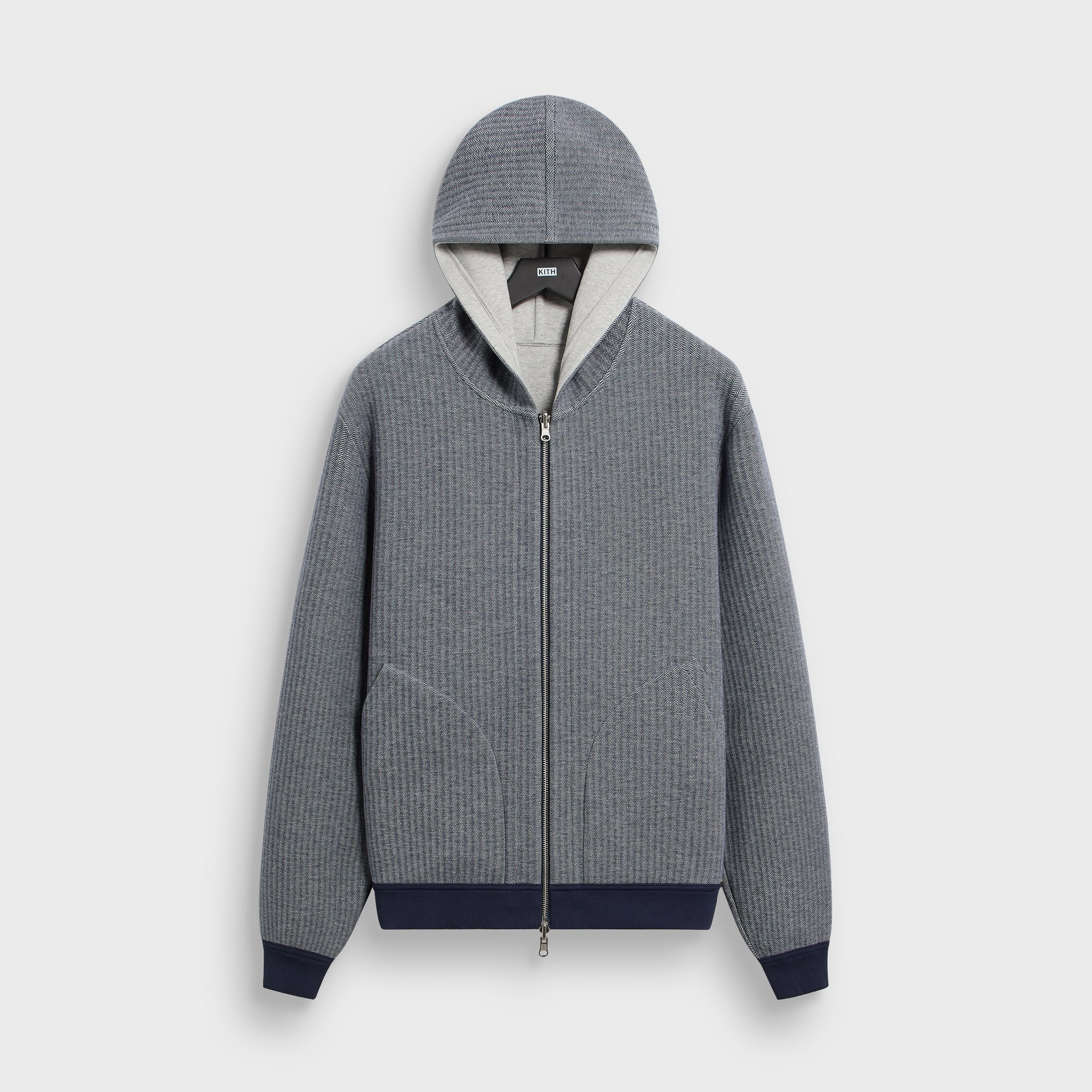 &Kin Reversible Double Face Williams V Hoodie - Nocturnal