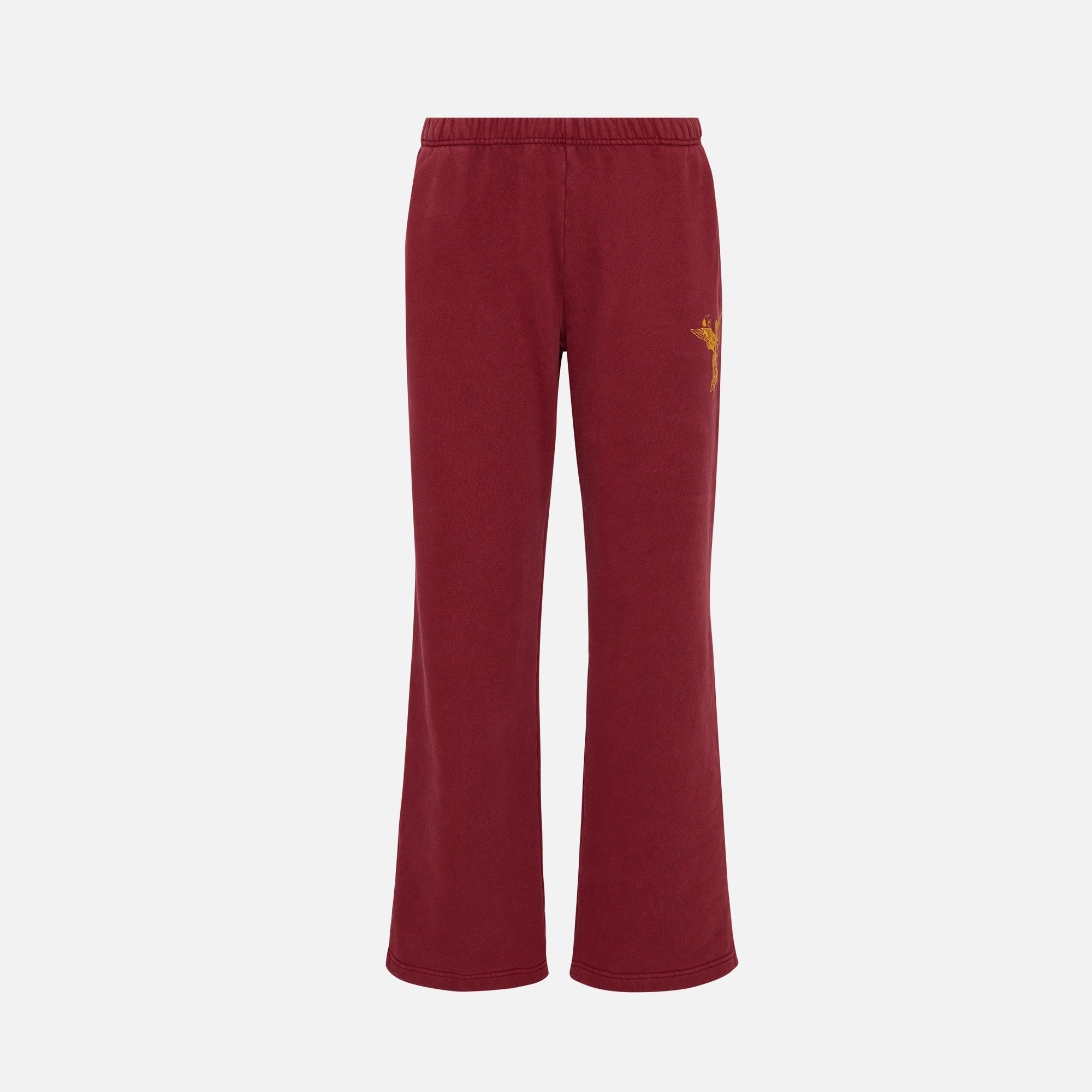 GUIZIO x Champion Reverse Weave Flare Sweatpants - Red