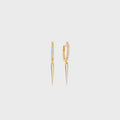 SHASHI Dagger Huggie - Yellow Gold