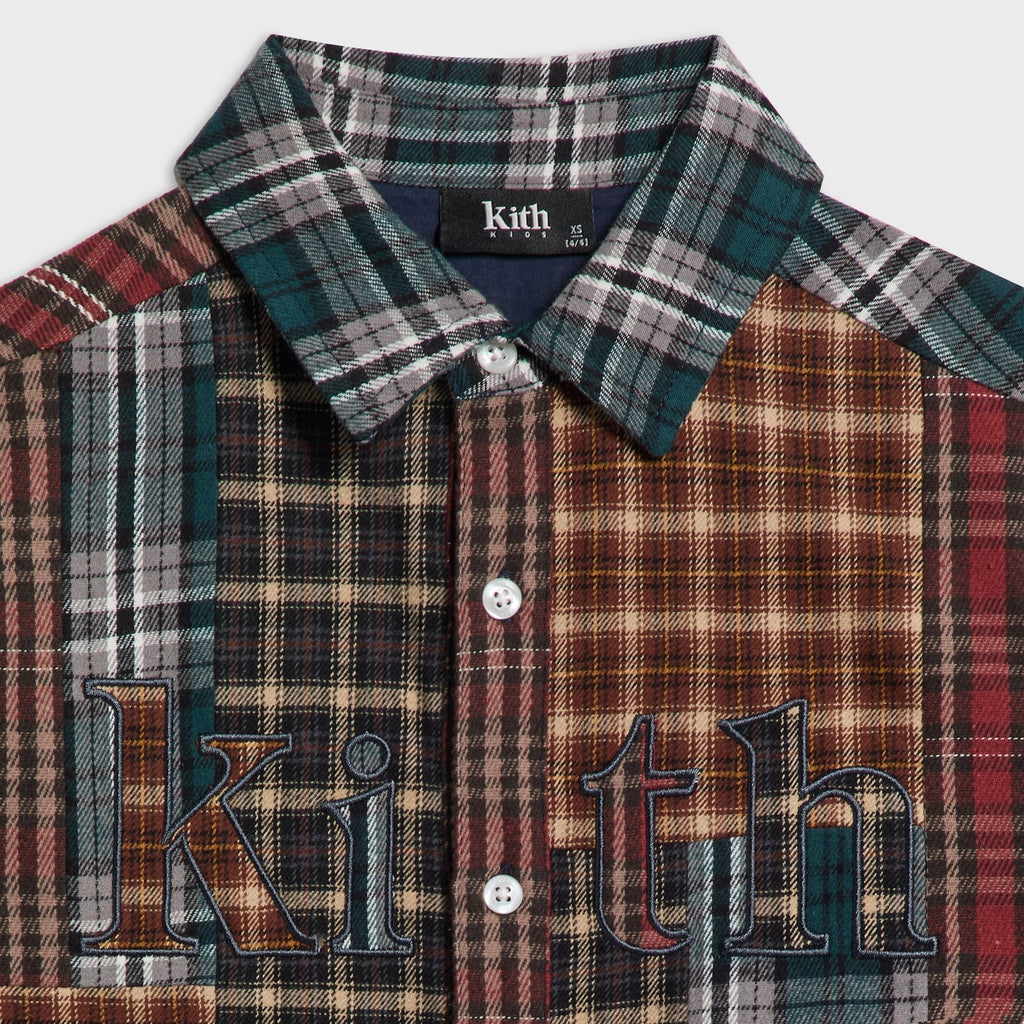 Kith Kids Patchwork Plaid Apollo Shirt - Chest - PH