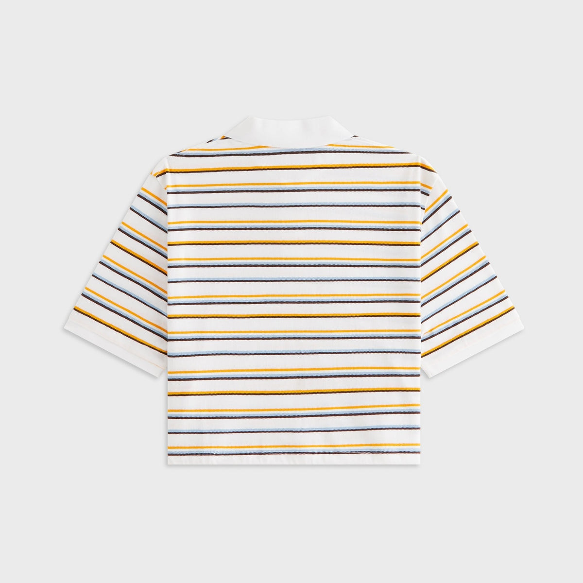 Kith Women Sadie Stripe Pique Polo - White