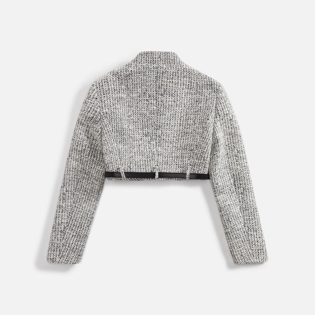 Coperni Cropped Trompe Loeil Jacket - Black