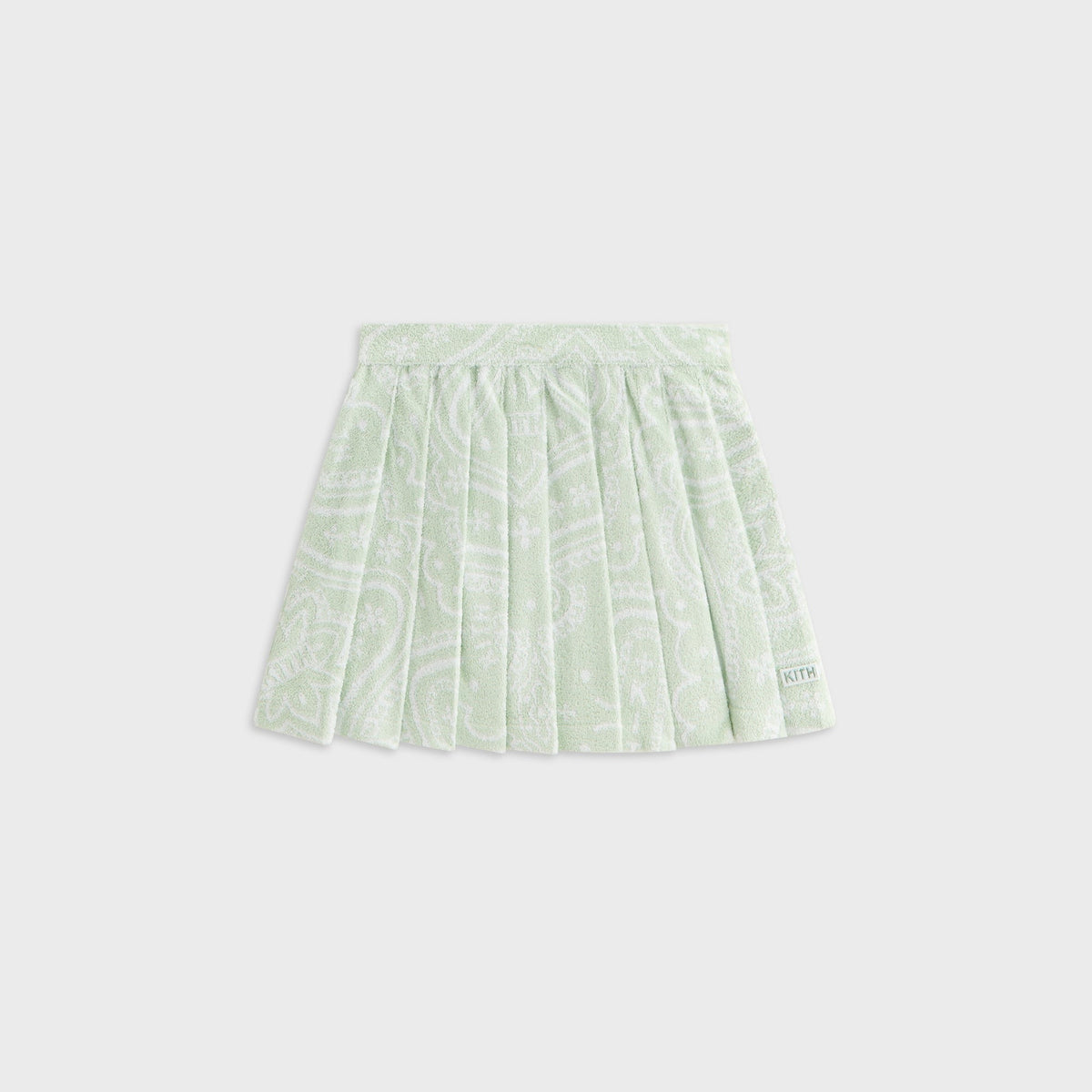 Kith Kids Paisley Jacquard Pleated Skirt - Tidal