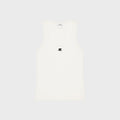 Courrèges 90's Rib Tank Top - Heritage White