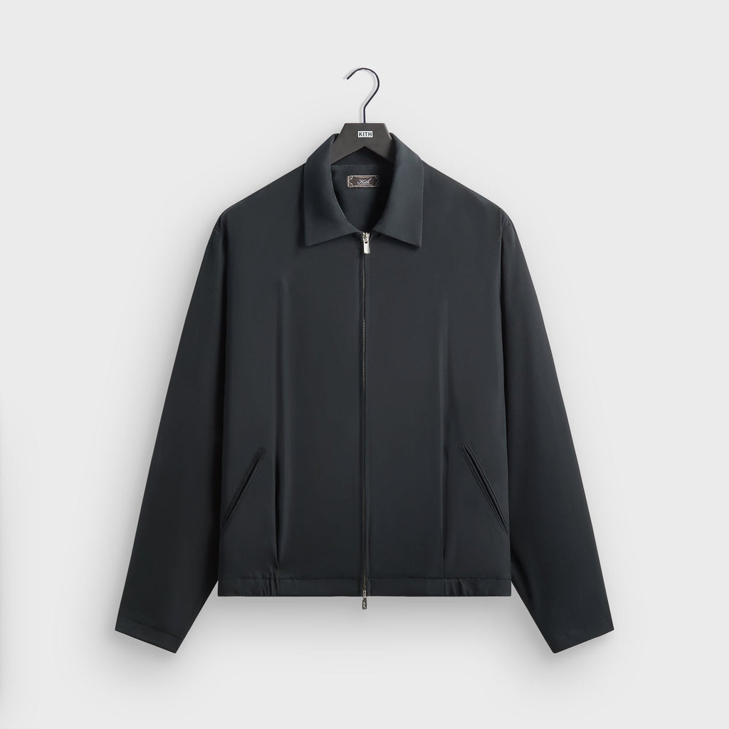 Kith Drape Twill Connor Blouson Jacket 2.0 - Black