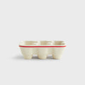 Kith Treats Farmers Market Ceramic Half Dozen Egg Holder - Zephyr