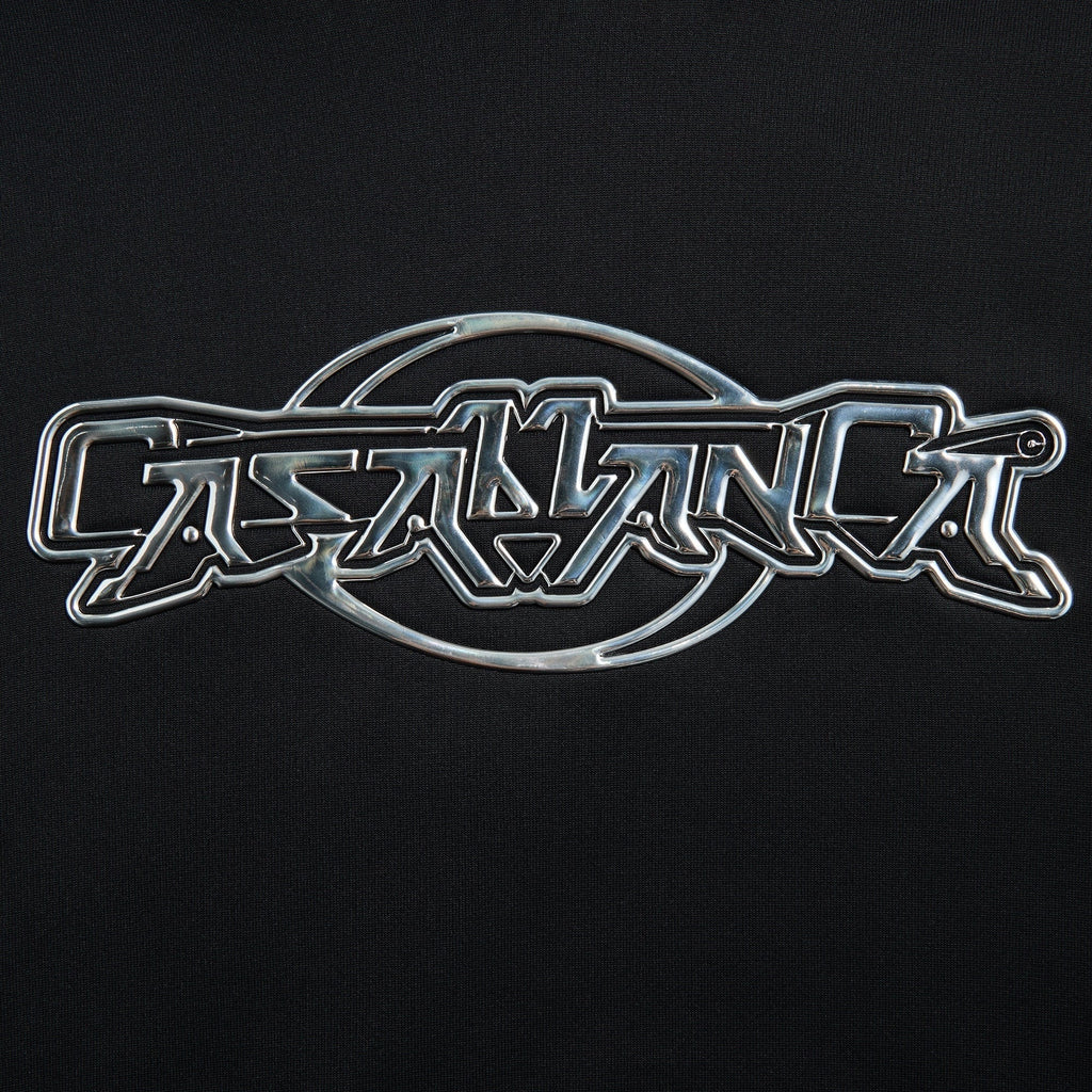 Casablanca Oversized Paneled Hoodie - Black