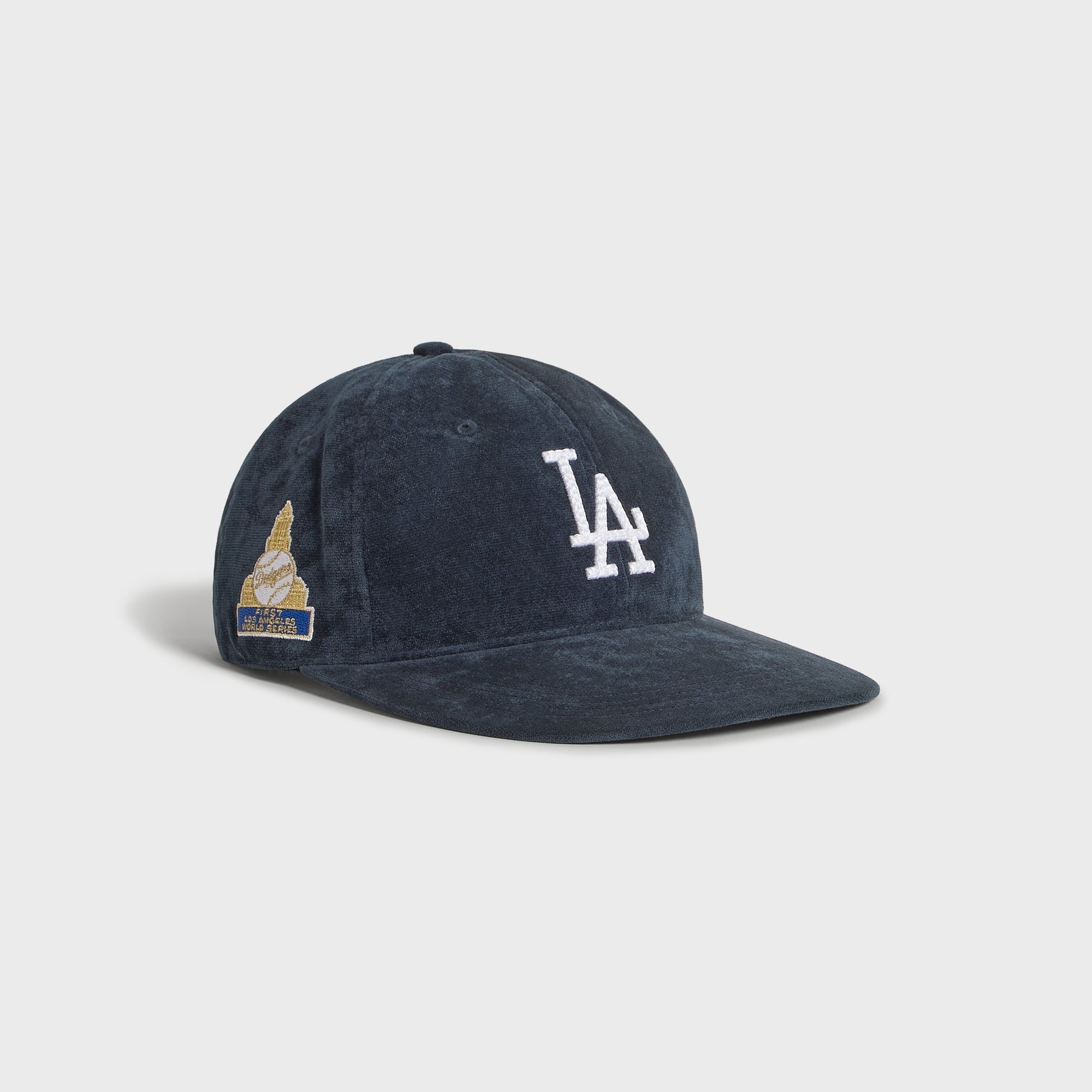 Kith & '47 for the Los Angeles Dodgers Lightweight Suede Velour Long Bill Cap - Nocturnal