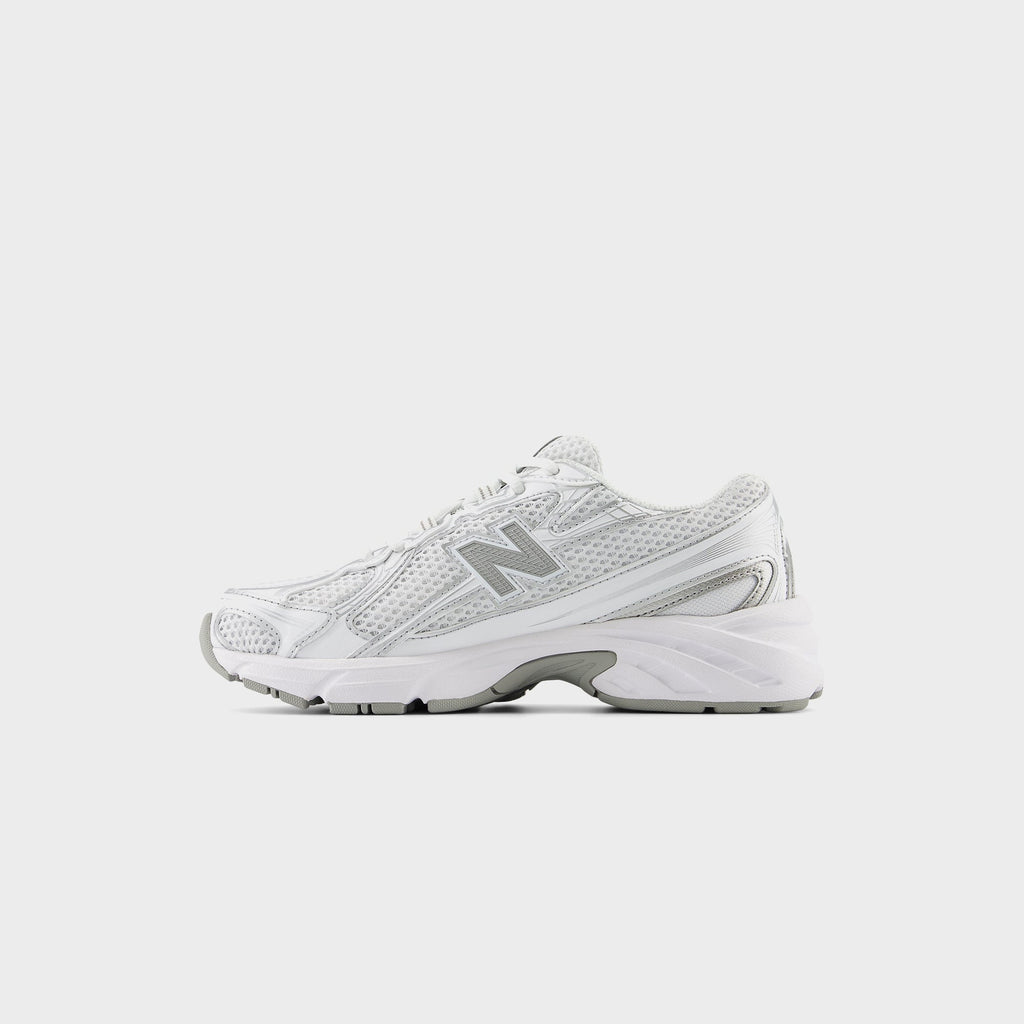 New Balance GS 740 Bungee Lace - White