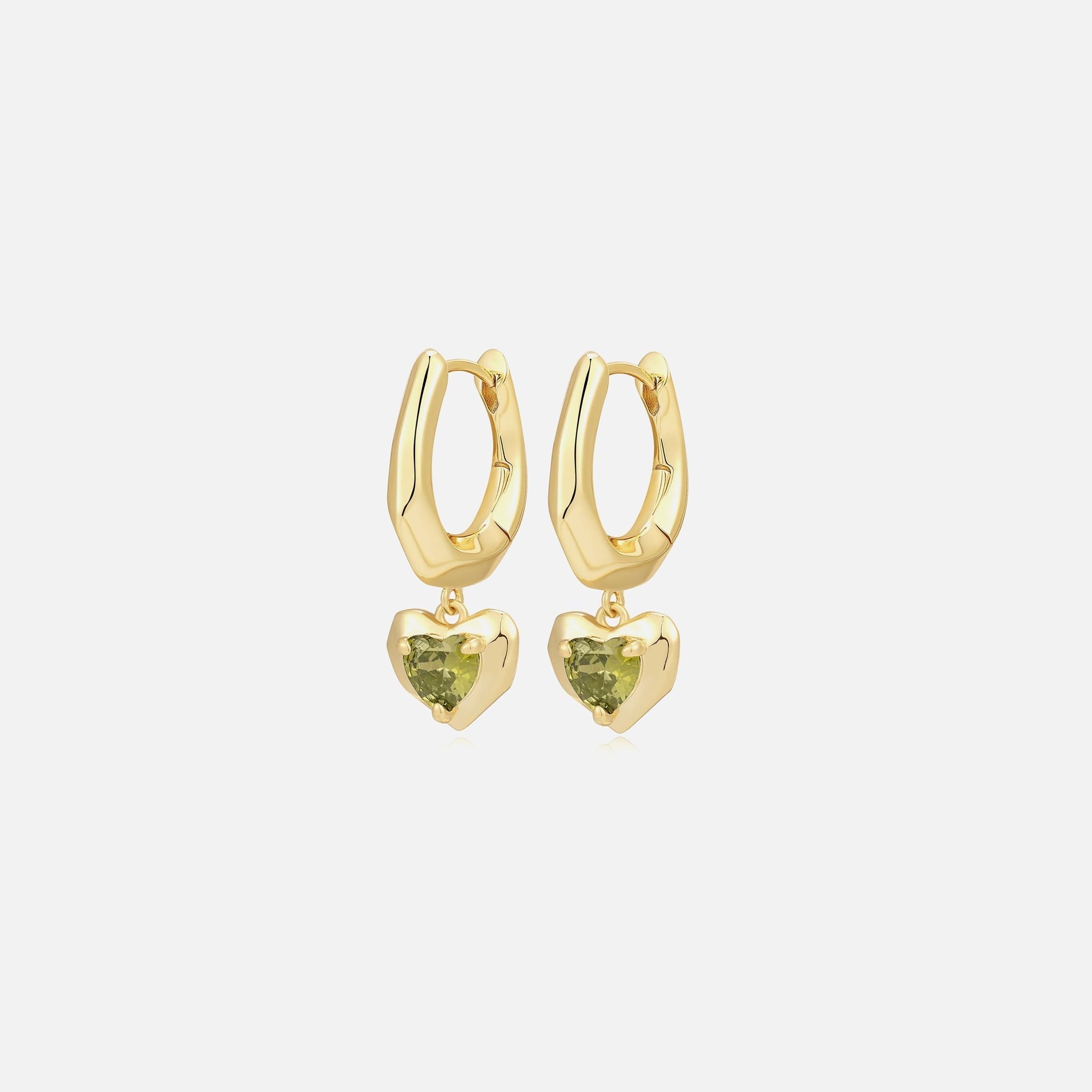 Luv AJ The Molten Heart Huggies - Gold