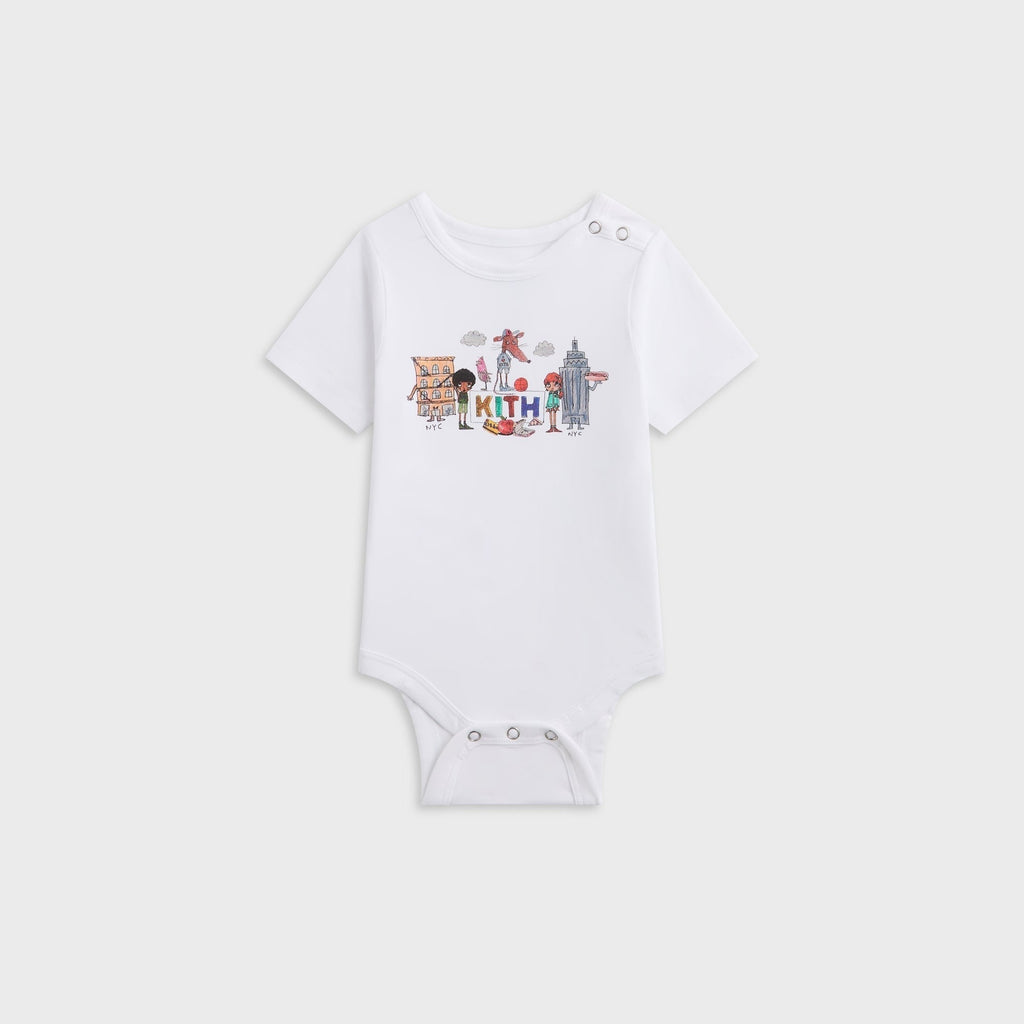 Kith Baby for Matthew Langille Graphic Bodysuit - White - PH