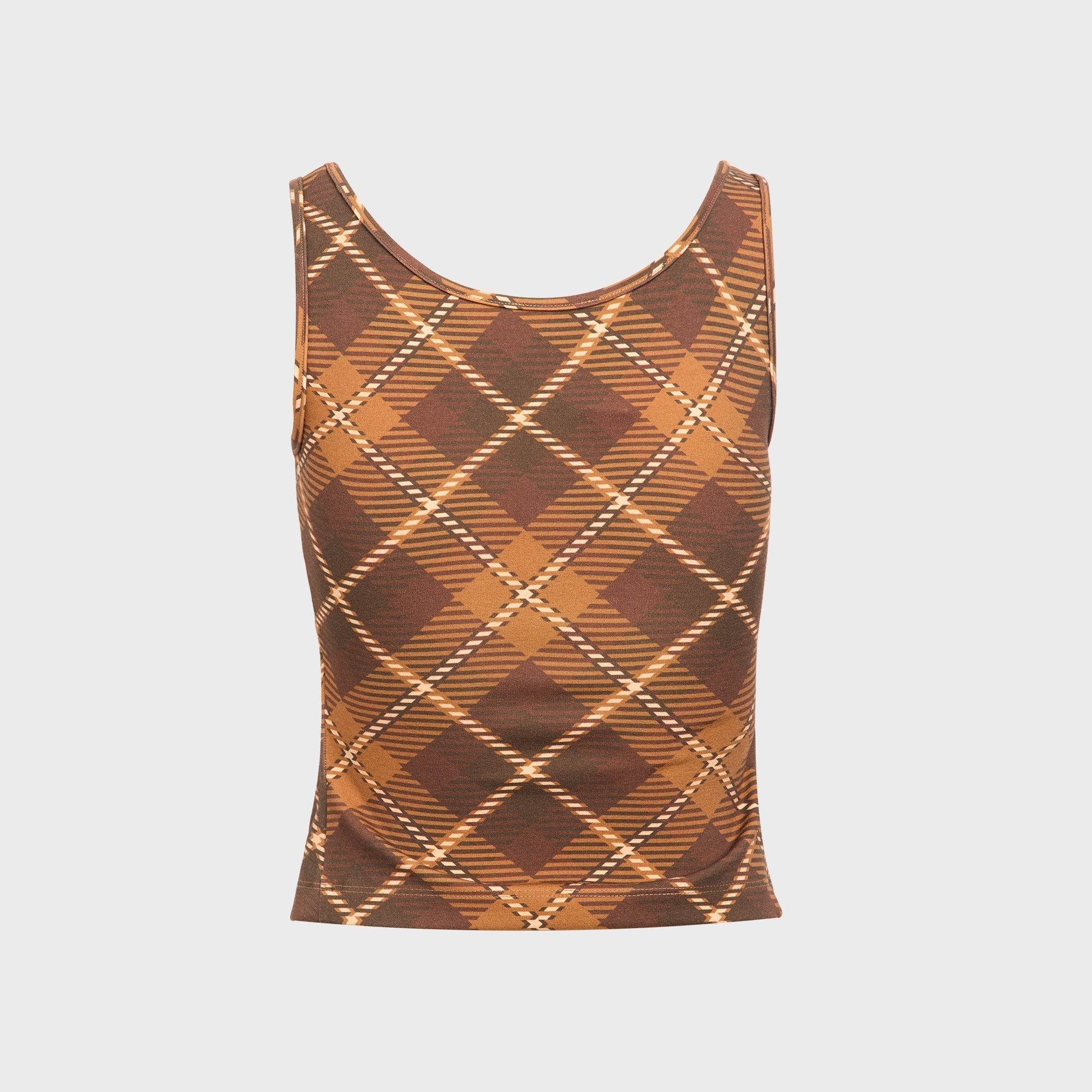 Miaou Luna Top - Ghost Plaid