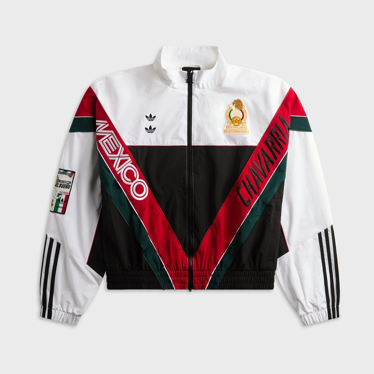 adidas x Willy Chavarria Oversized Anthem Track Jacket - White / Black
