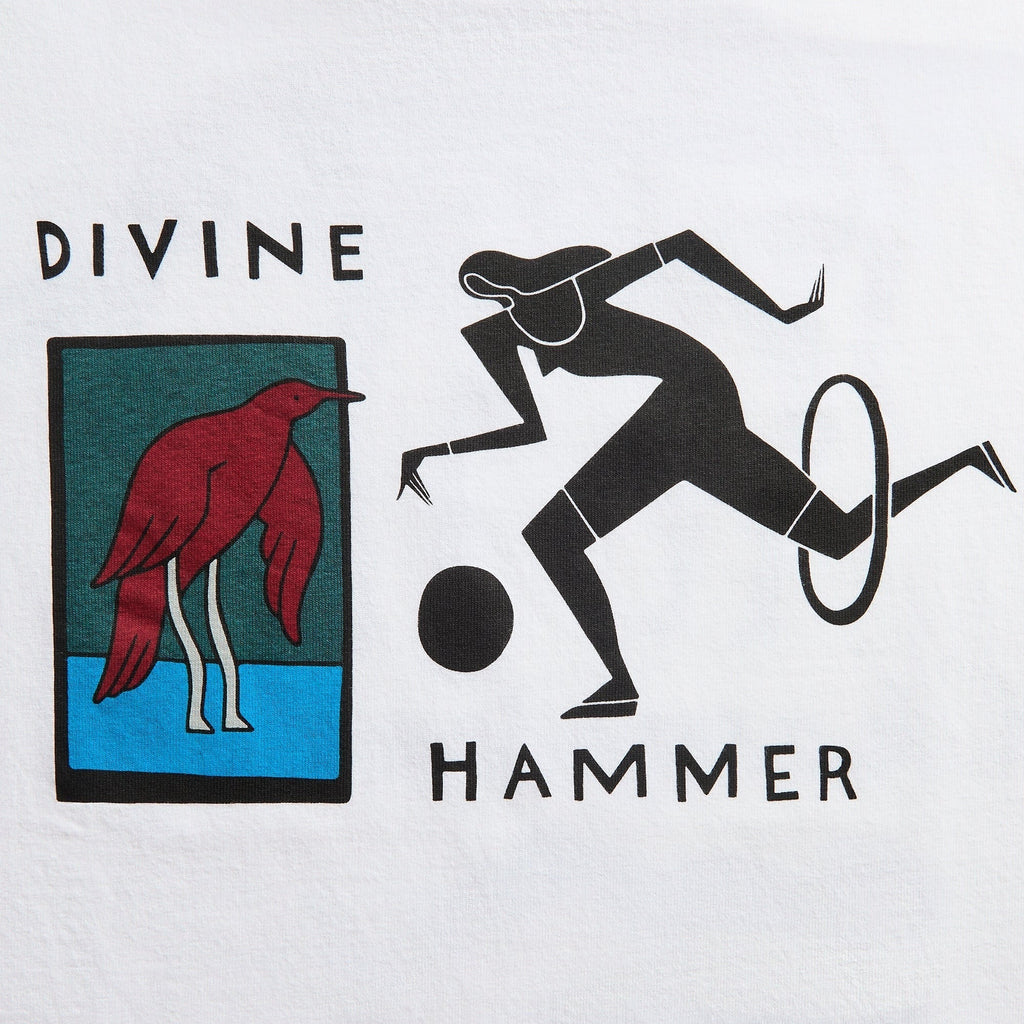 by Parra Divine Hammer Long Sleeve Tee - White