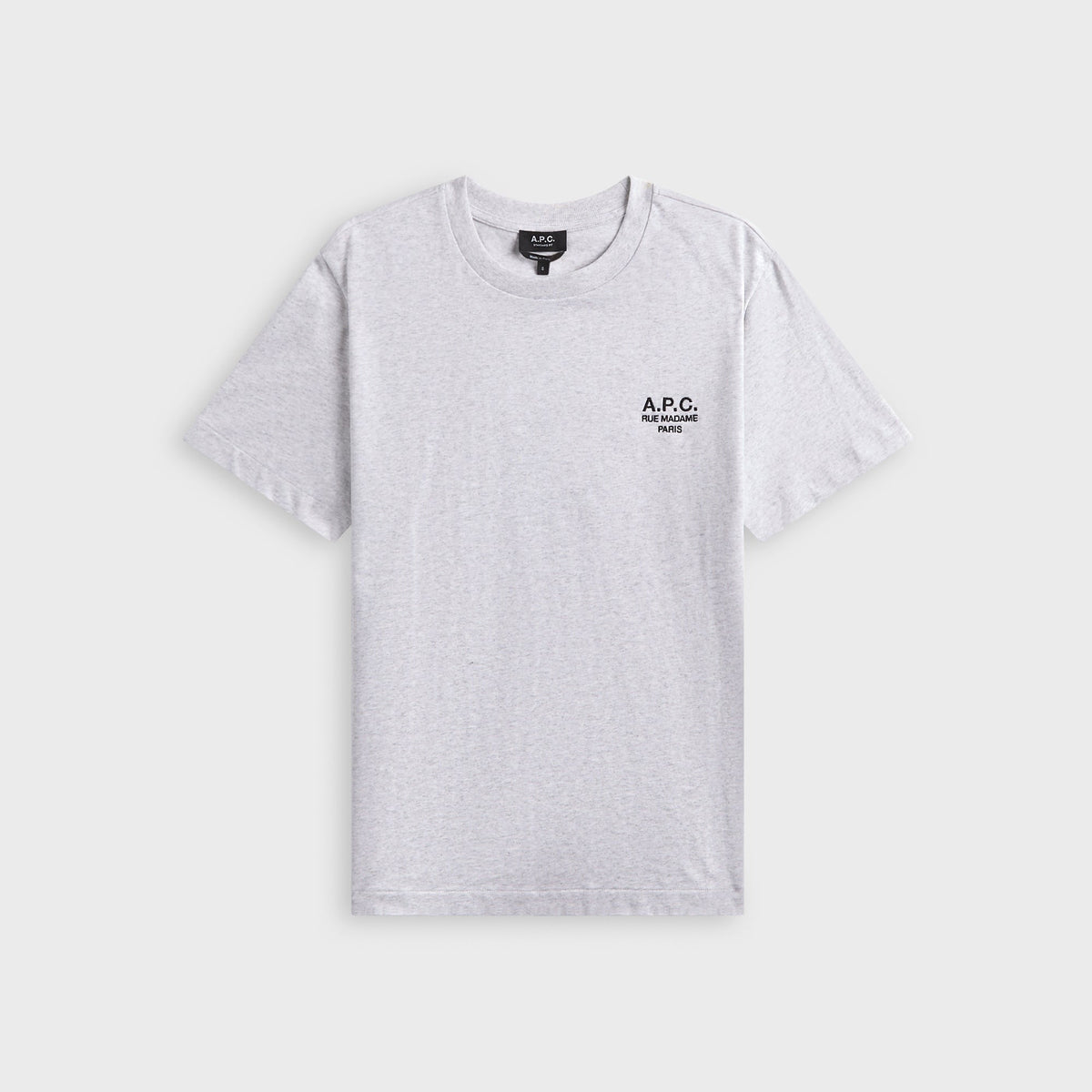 A.P.C. Standard Rue Madame Tee - Light Heather Gray