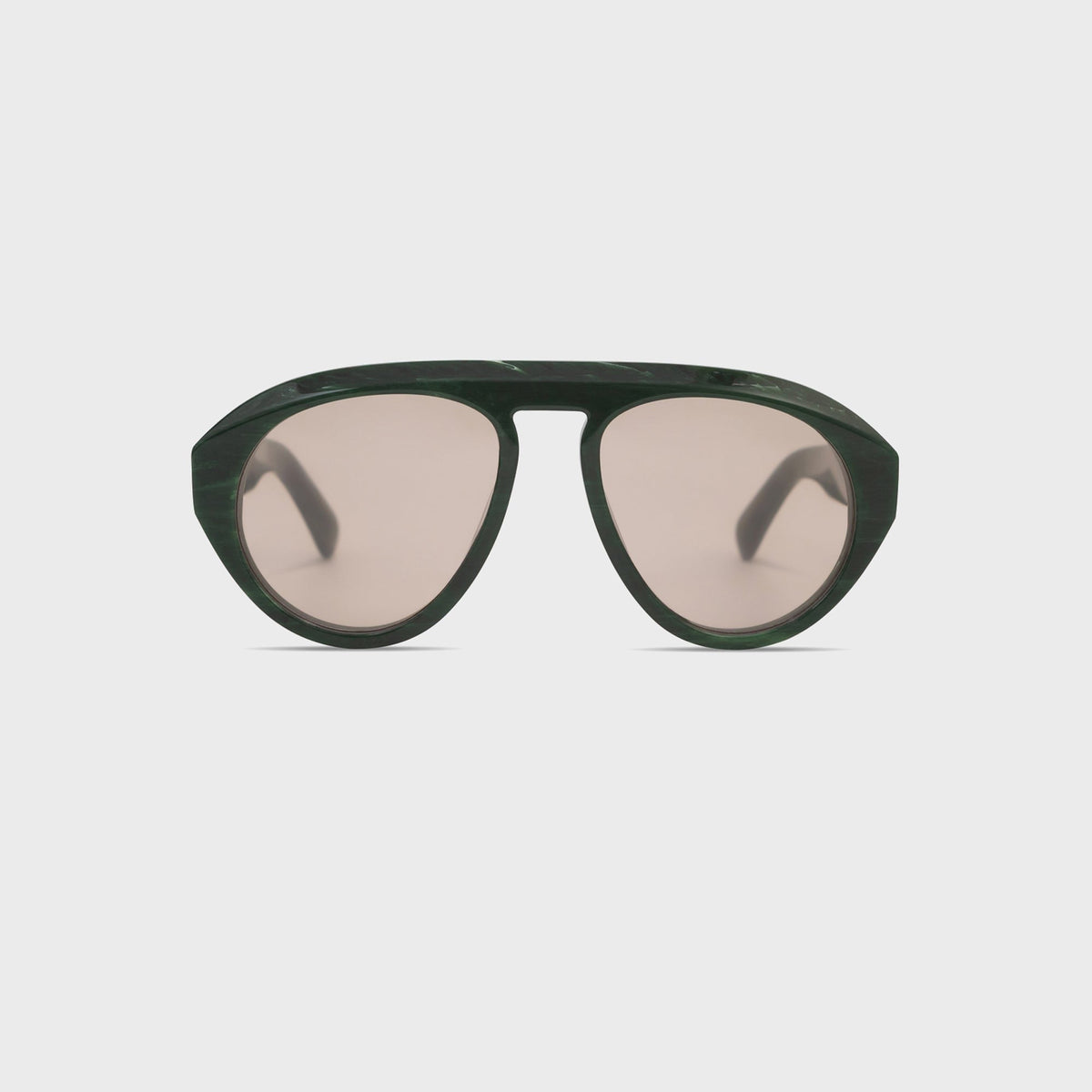 Elisa Johnson Val Sunglasses - Green Tortoise
