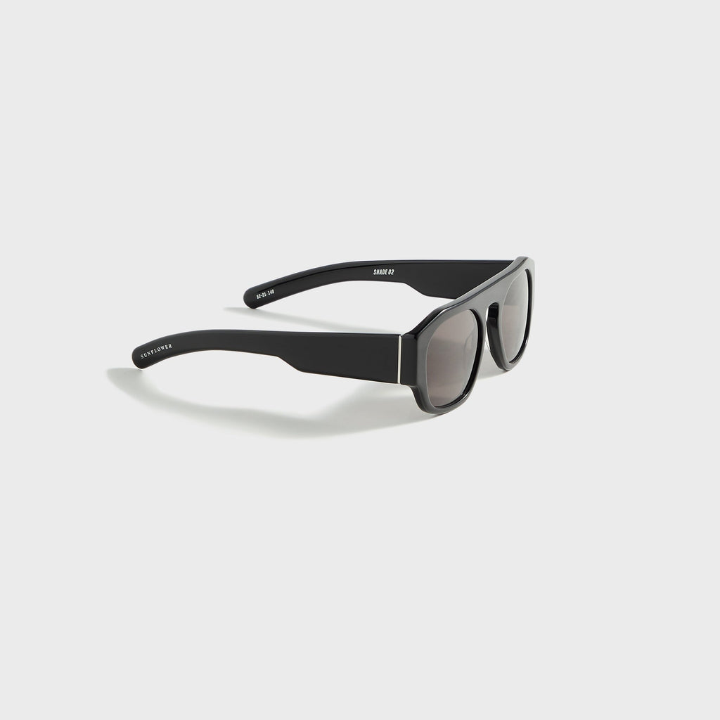 Flatlist Shade 02 - Solid Black / Solid Black Lens