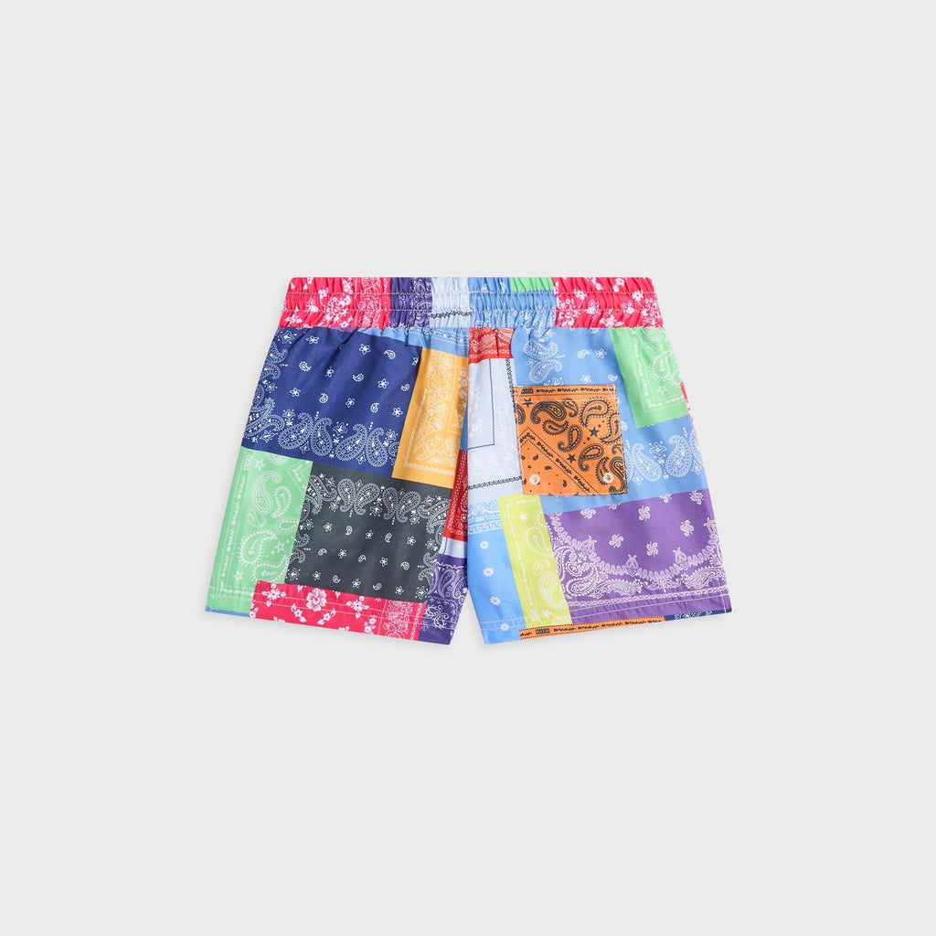 Kith Kids Bandana Splice Kai Swim Trunk - Lucky