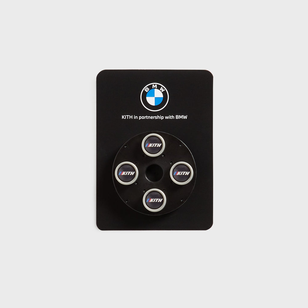 Kith for BMW Pack of 4 Tire Caps - Black