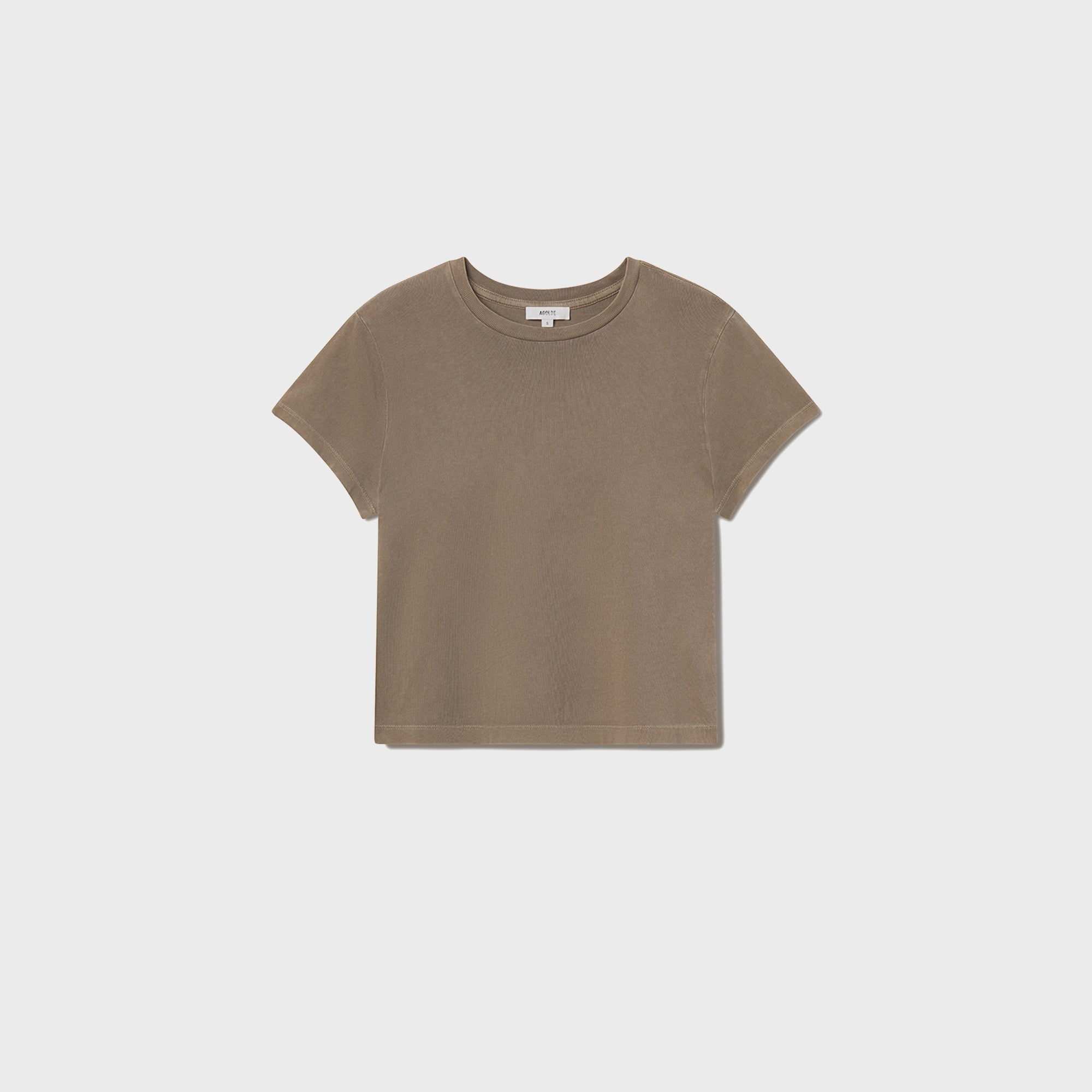 Agolde Adine Shrunken Tee - Trail