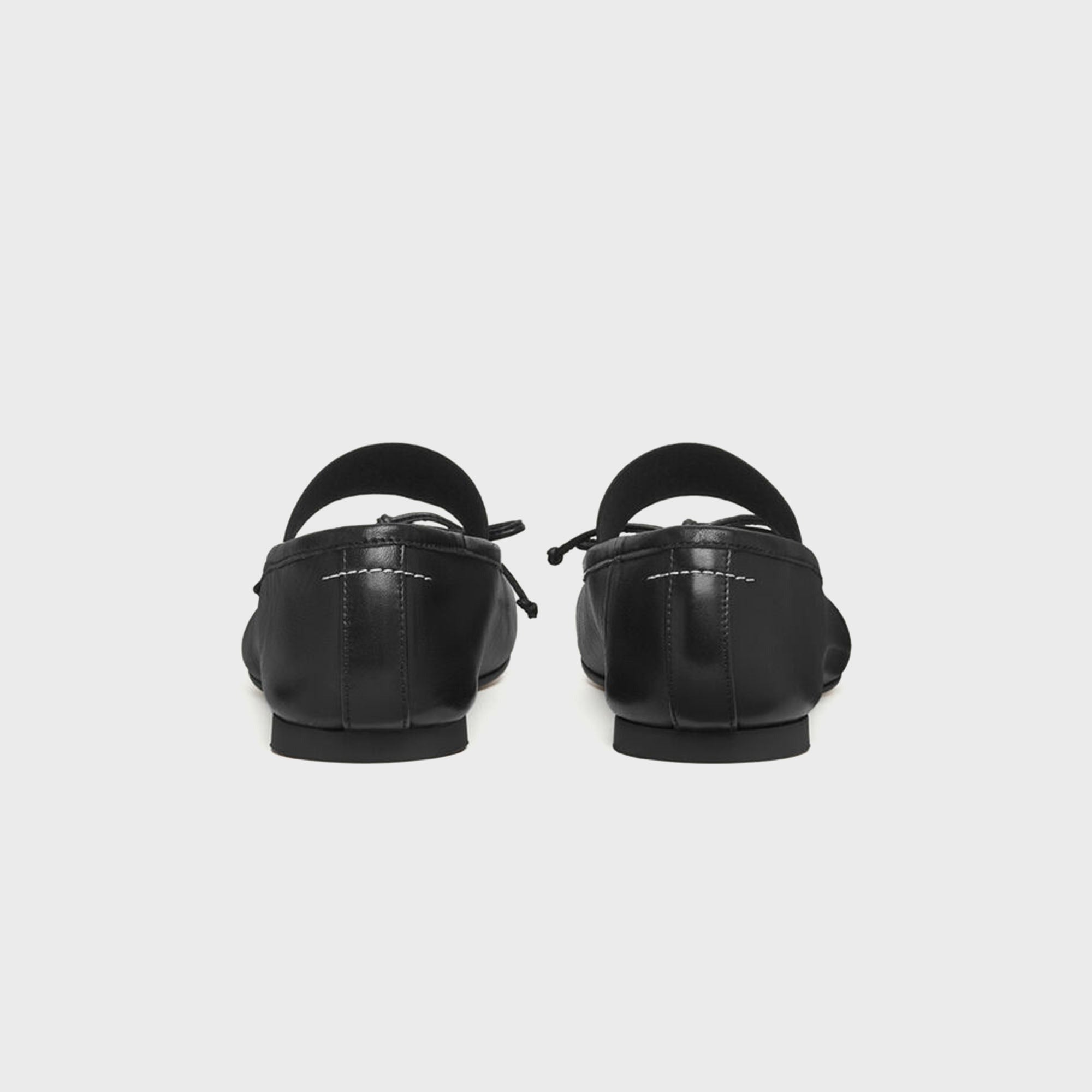 MM6 Maison Margiela Anatomic Numeric Ballerina - Black
